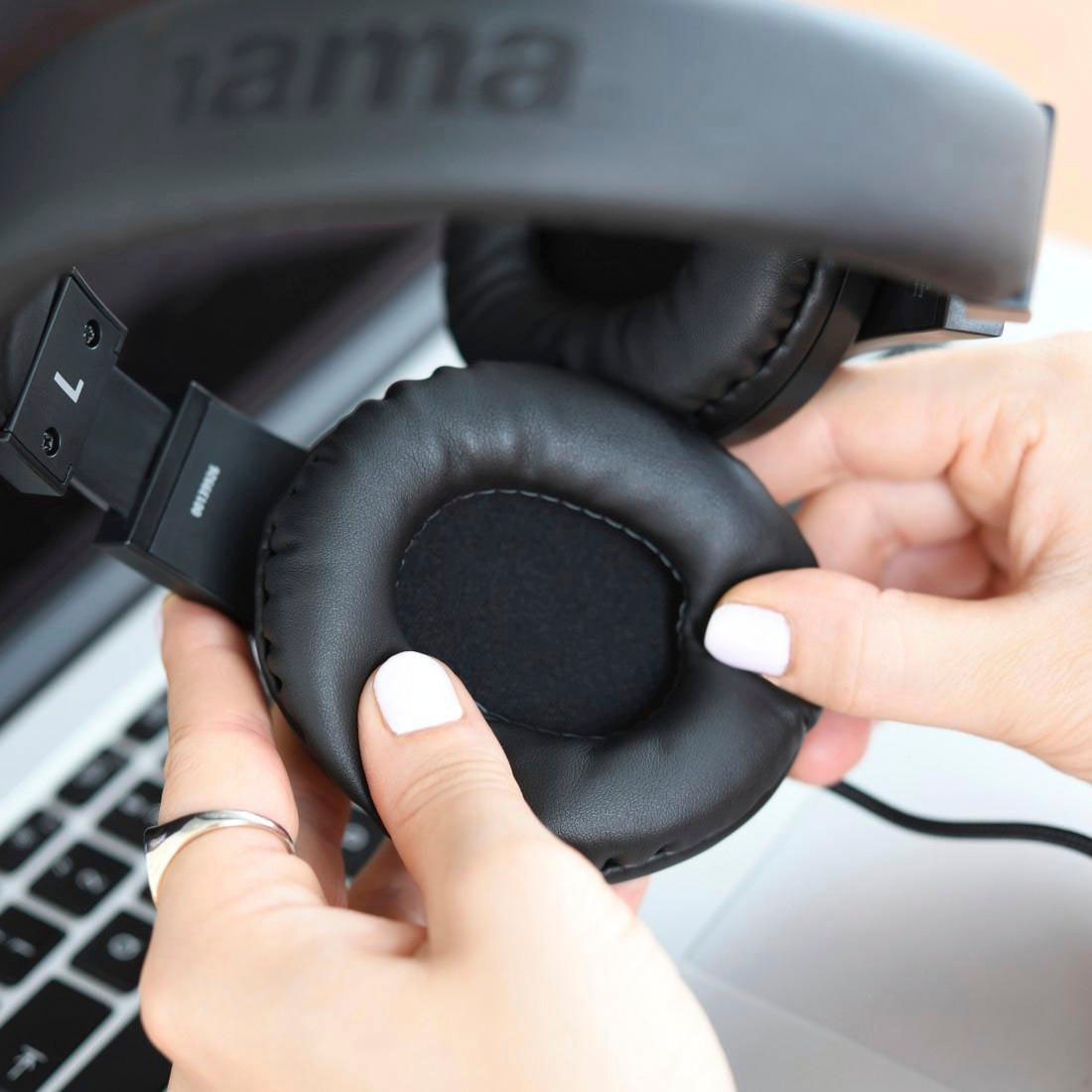 Hama Headset »PC-Office-Headset "HS-P350", Stereo, Schwarz«