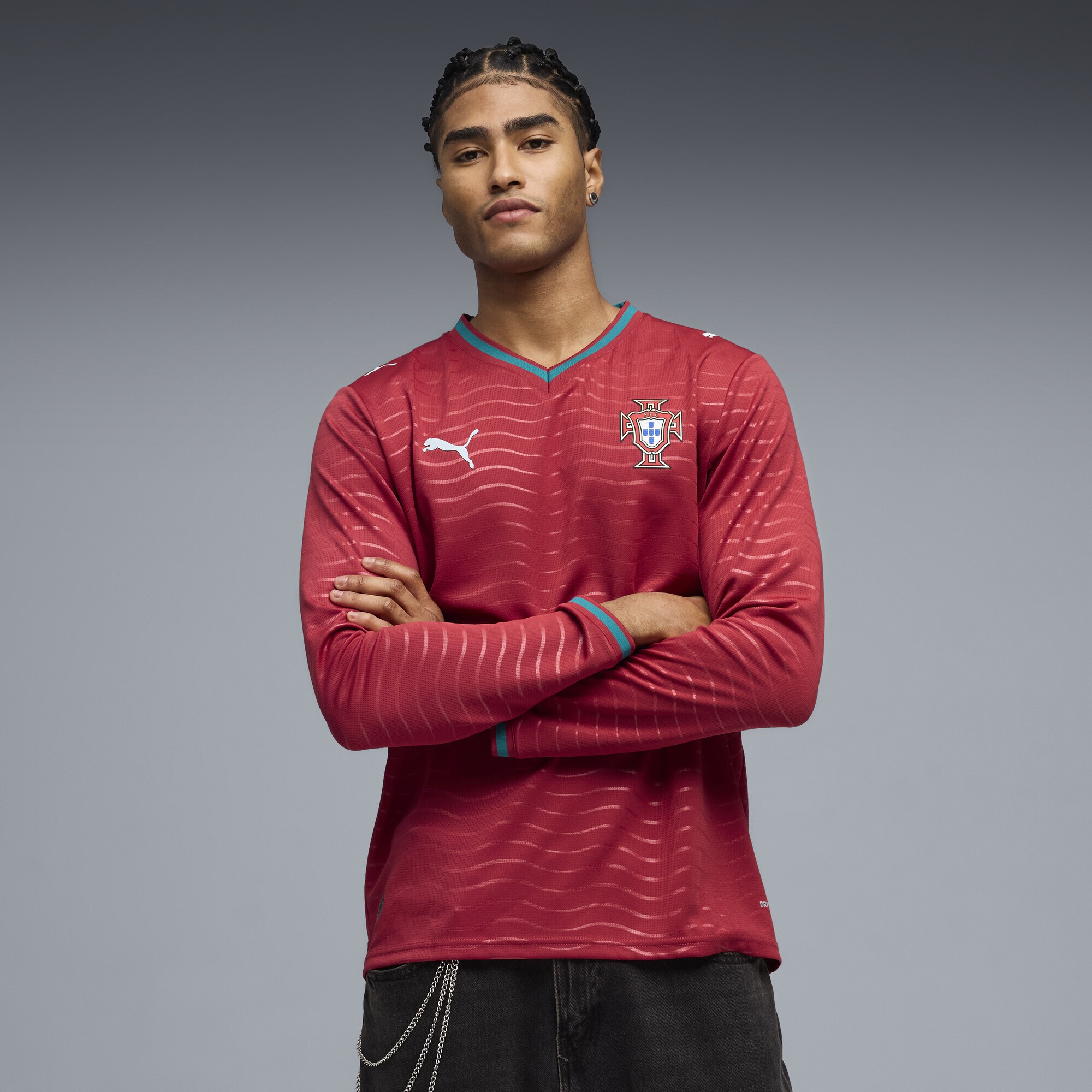 PUMA Trainingsshirt »Portugal 2026 Langarm-Heimtrikot Herren«