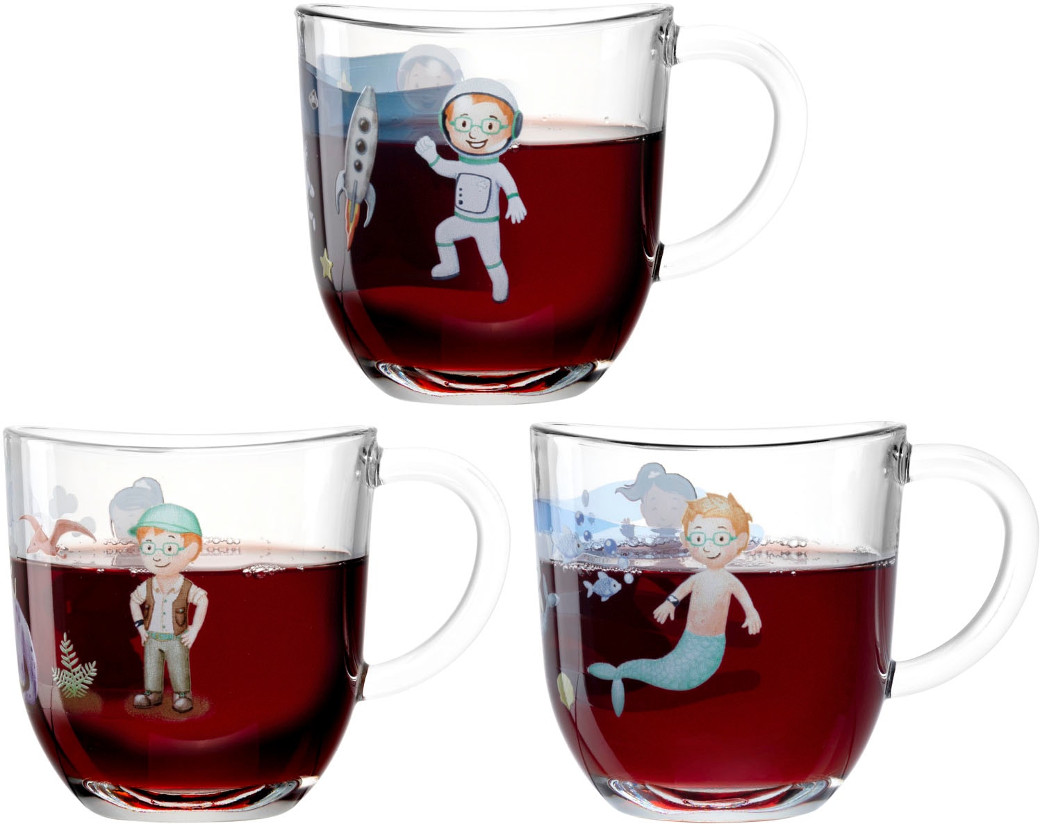 LEONARDO Tasse »BAMBINI AVVENTURA«, (Set, 6 tlg.), 280 ml, 6-teilig