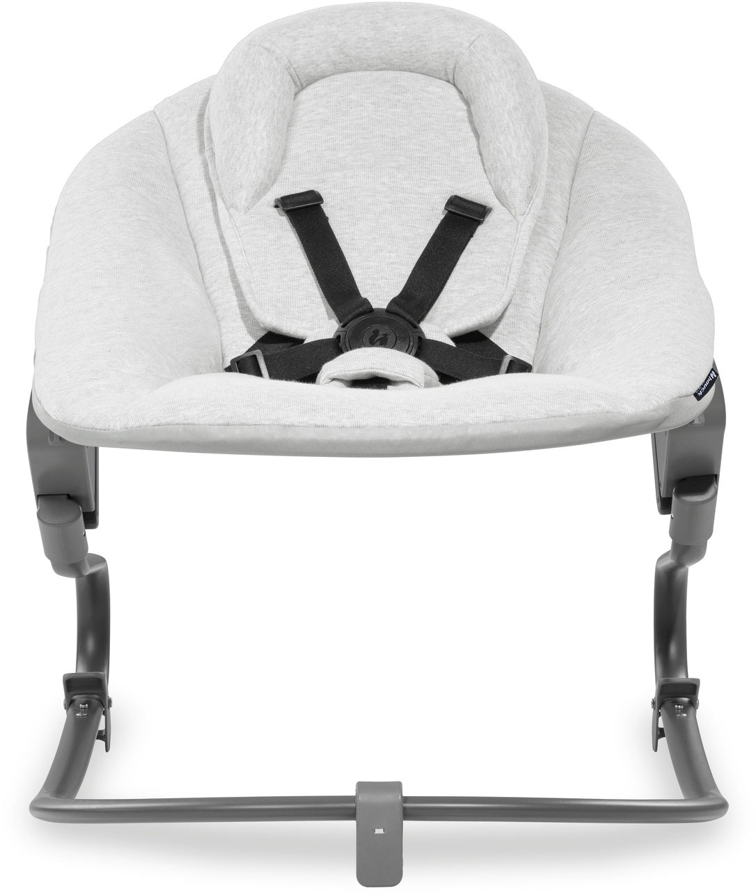 Hauck Babywippe »Alpha Bouncer Premium, Light Grey«, bis 9 kg, für Neugeborene mit Wippgestell, für Hochstuhl Alpha+ und Beta+