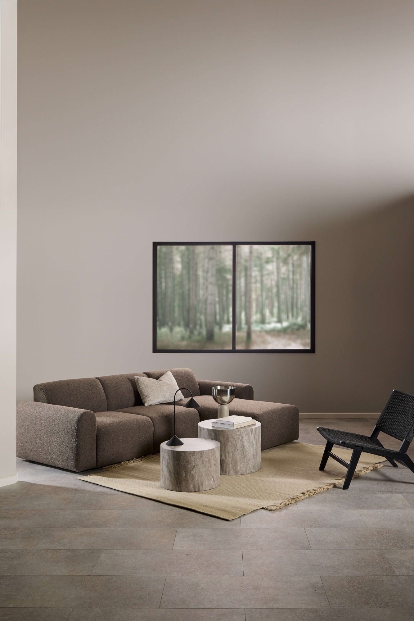 ACTONA GROUP Loungesessel »Carson«, Eiche, minimalistischer Stil, erhältlich in zwei Farben