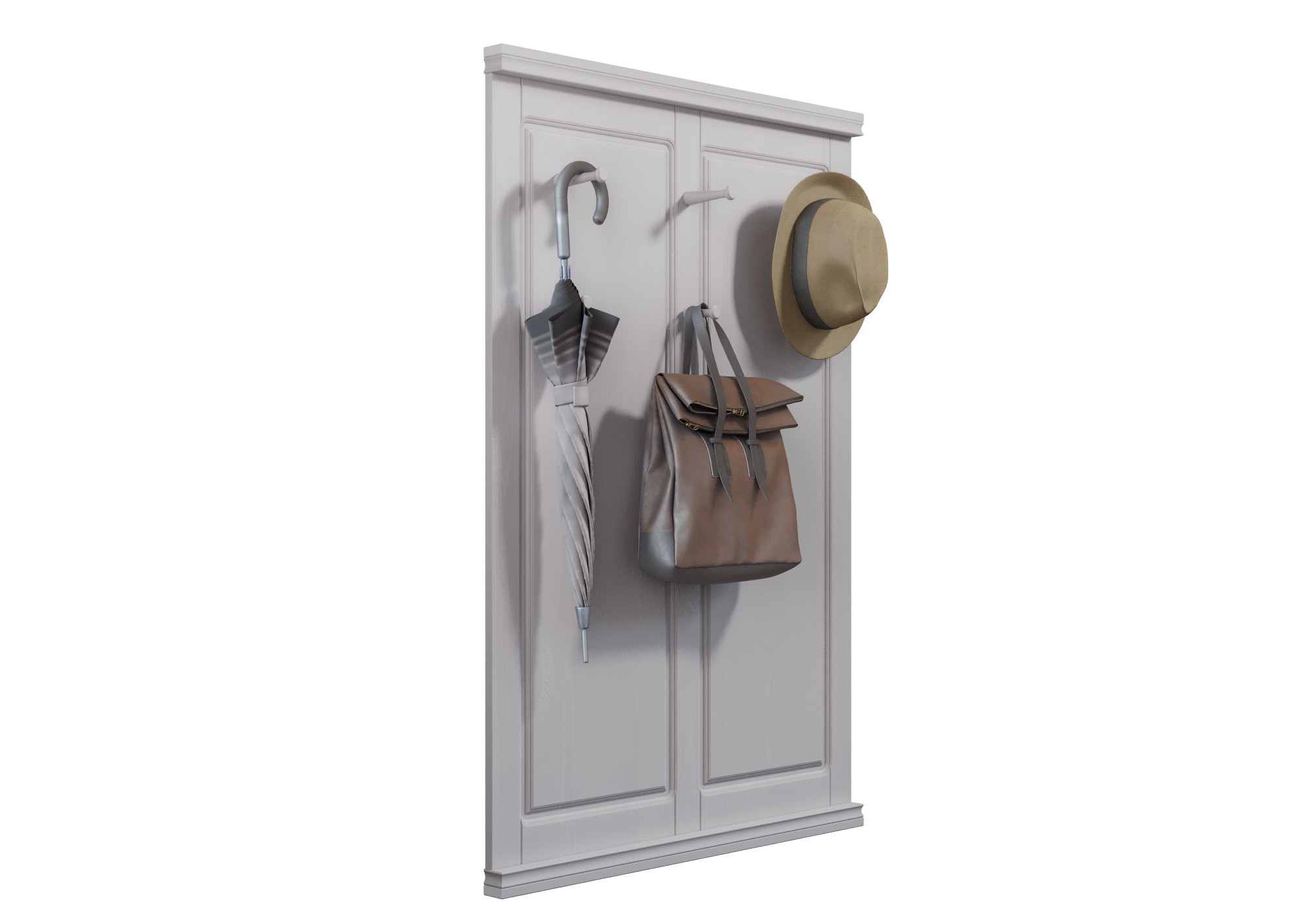 Home affaire Garderobenpaneel »Gotland«, aus massiver Kiefer, FSC®-zertifiziert, mit 6 Haken, 85 cm breit