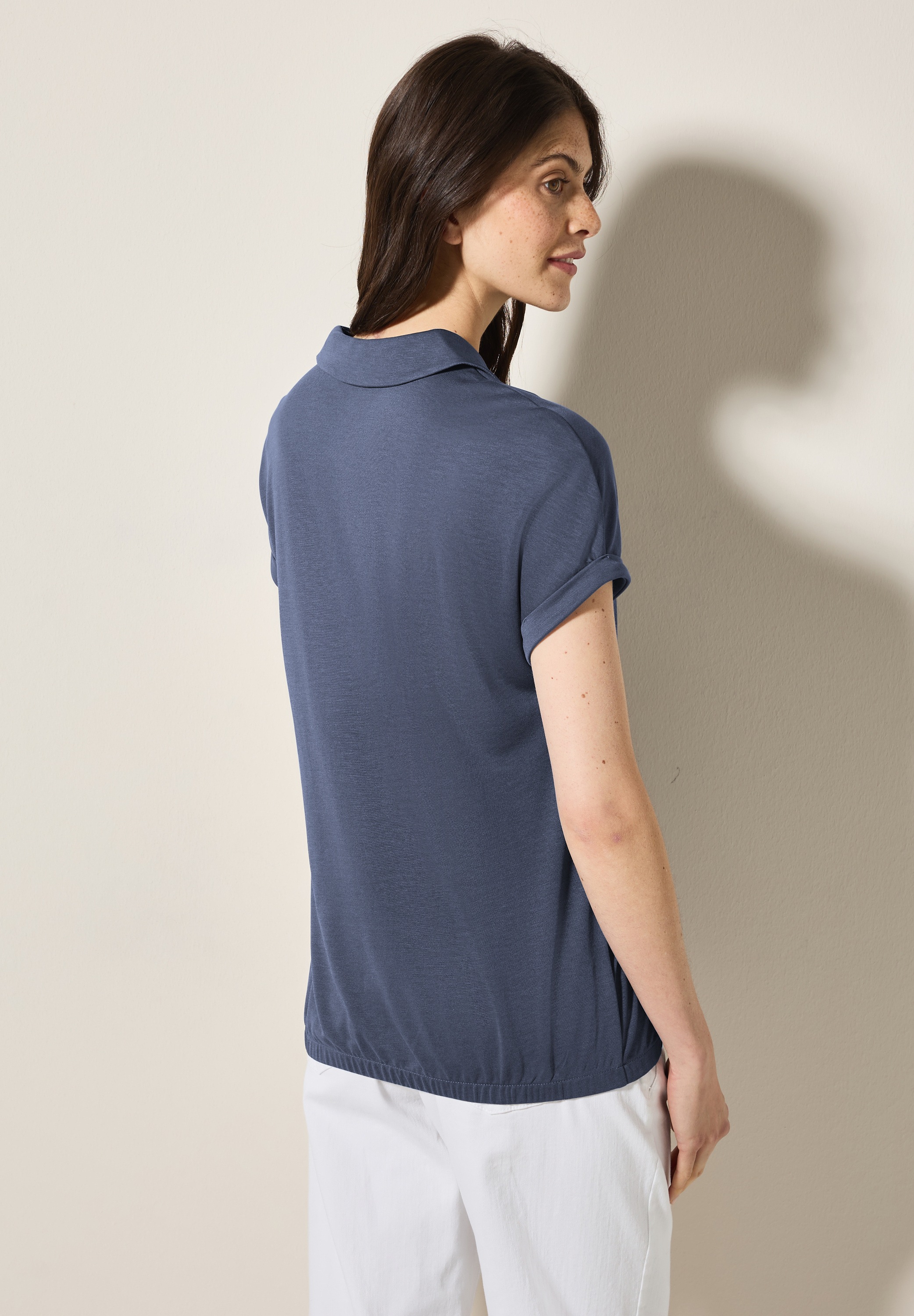 Cecil Poloshirt, mit Elastiksaum