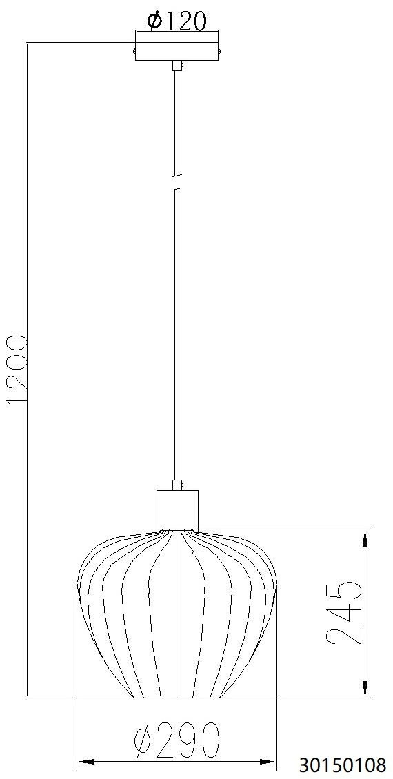 NOWA LED-Hängeleuchte »TOY«, 1 flammig, Leuchtmittel E27 | ohne Leuchtmittel