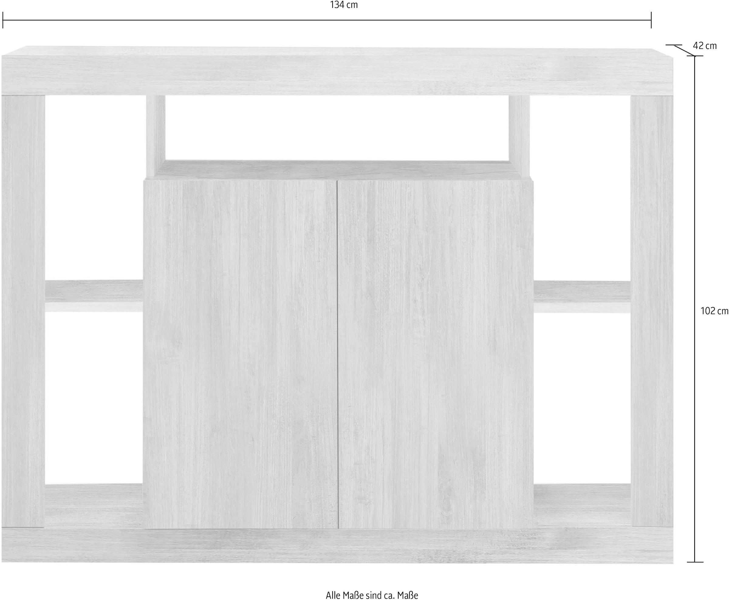 INOSIGN Sideboard »Rimini«, Breite 134 cm