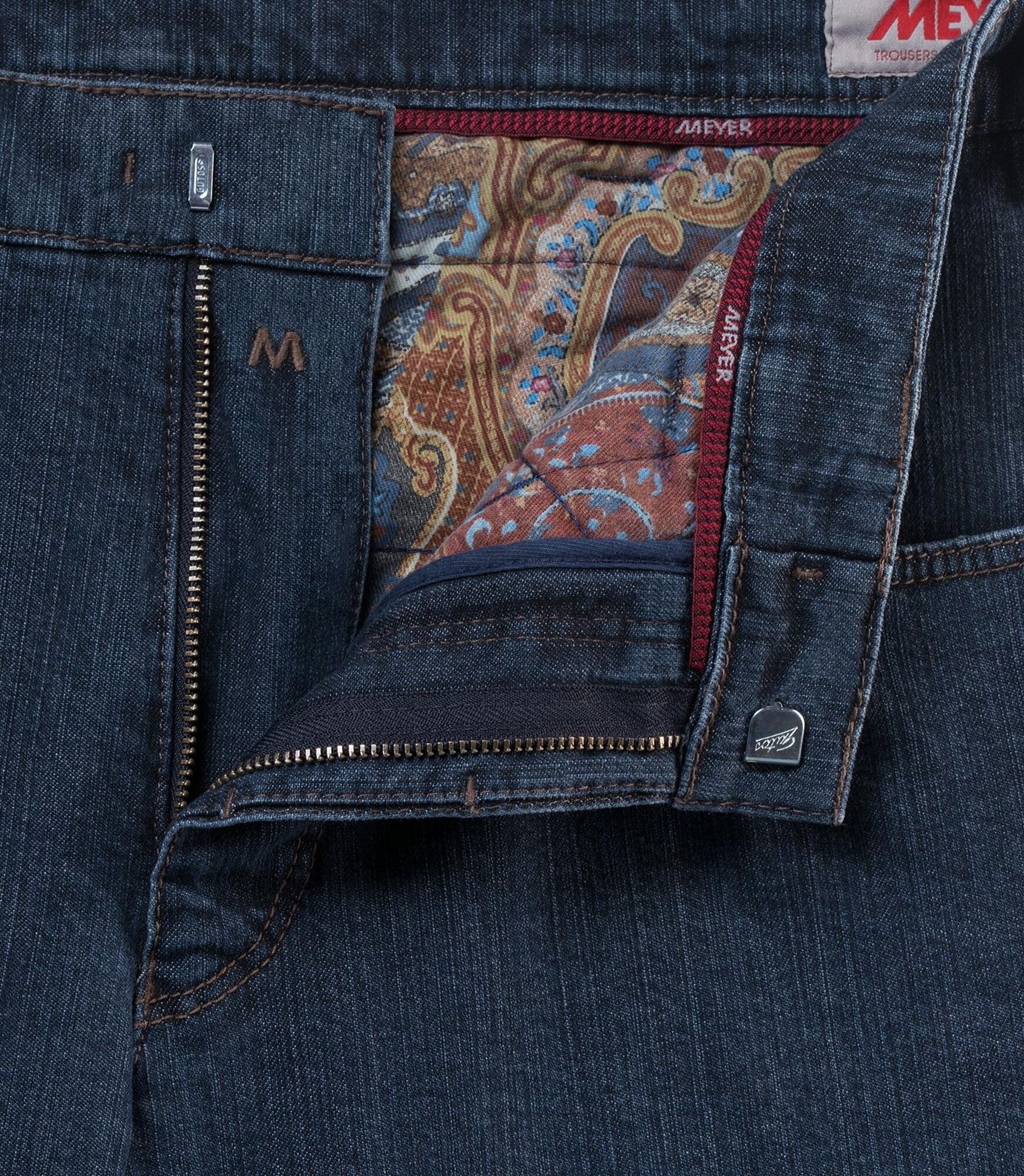 MEYER 5-Pocket-Jeans »Diego« mit Stretch-Dehnbund