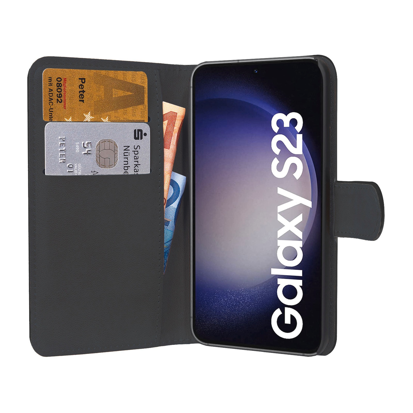 PEDEA Backcover »Book Cover Classic«, Hülle geeignet für Samsung Galaxy S23 FE 5G