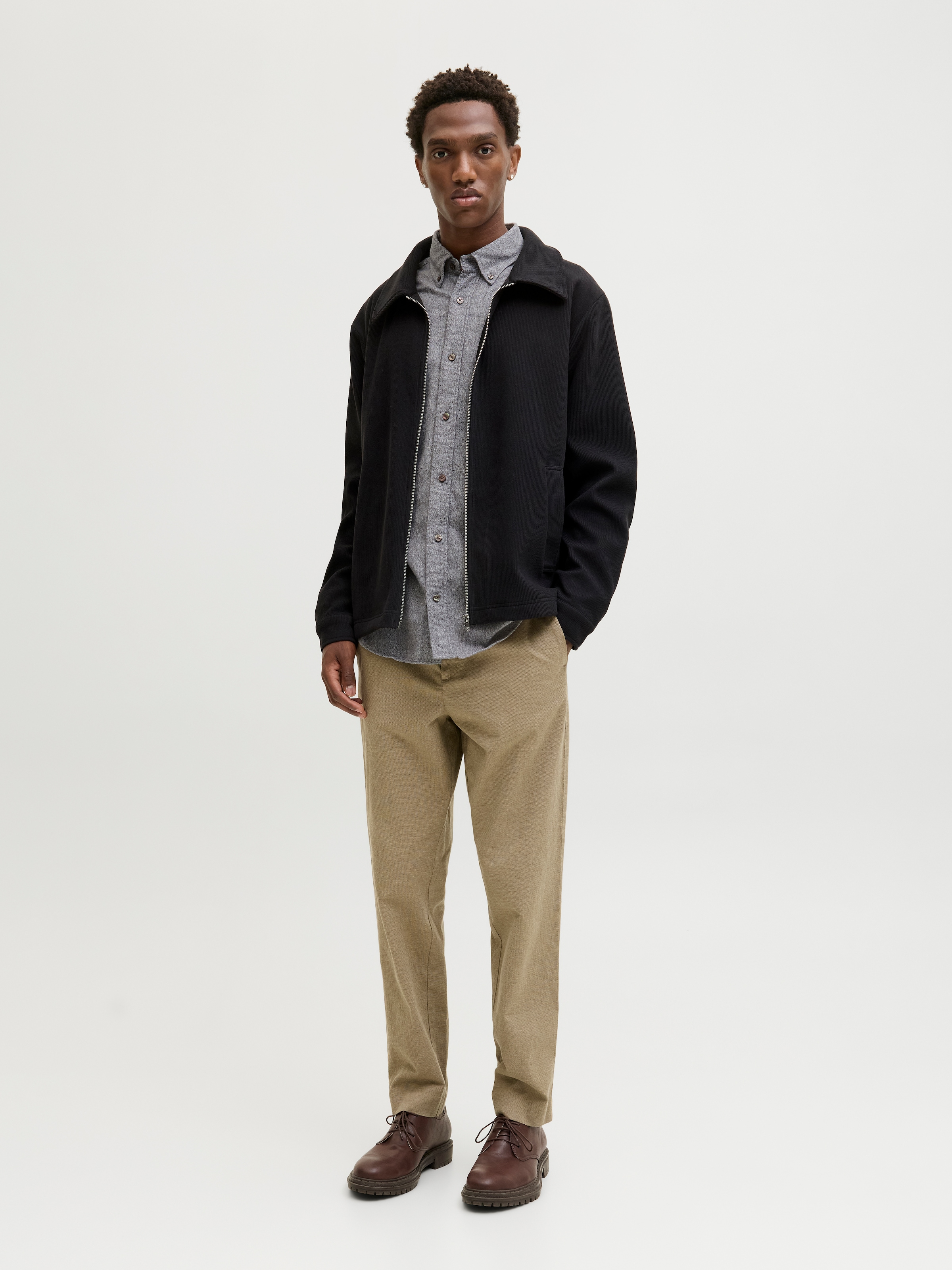 Jack & Jones Langarmhemd »JPRBLUBARKLEY FLANNEL X-MAS L/S SHIRT CH«