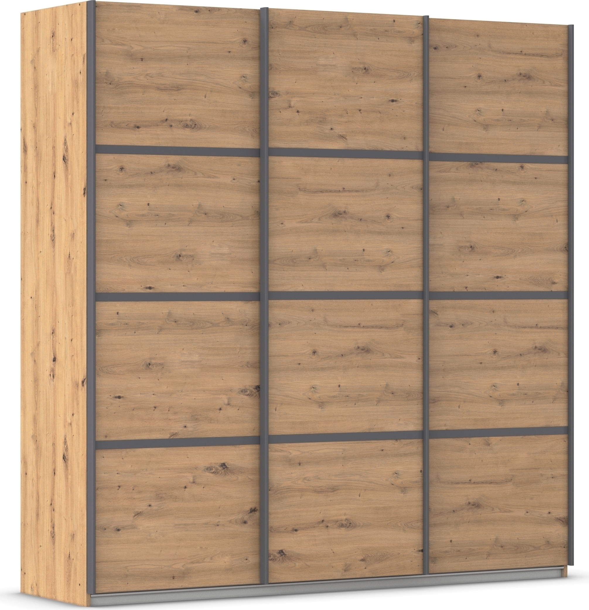 OTTO home Kleiderschrank "Mehrzweckschrank Aktenschrank Möbel Mietswohnung Schlafzimmer AVOLA" 3 verschiedene Ausstattungen BASIC/CLASSIC/PREMIUM (inkl. SOFT-CLOSE), mit eleganten Zierleisten in Chrom, Schwarz oder Weiß MADE IN GERMANY