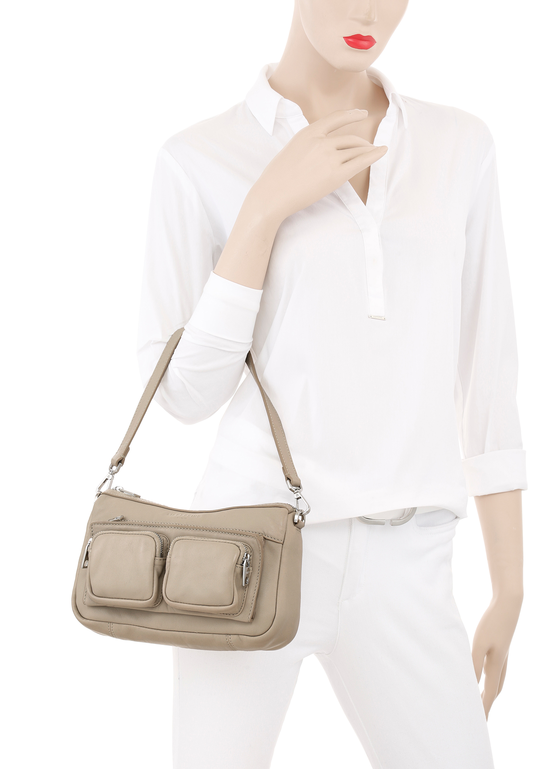 Liebeskind Berlin Hobo »Hobo MAIA SHEEP NATURAL«, Henkeltasche, Schultertasche, Handtasche Damen