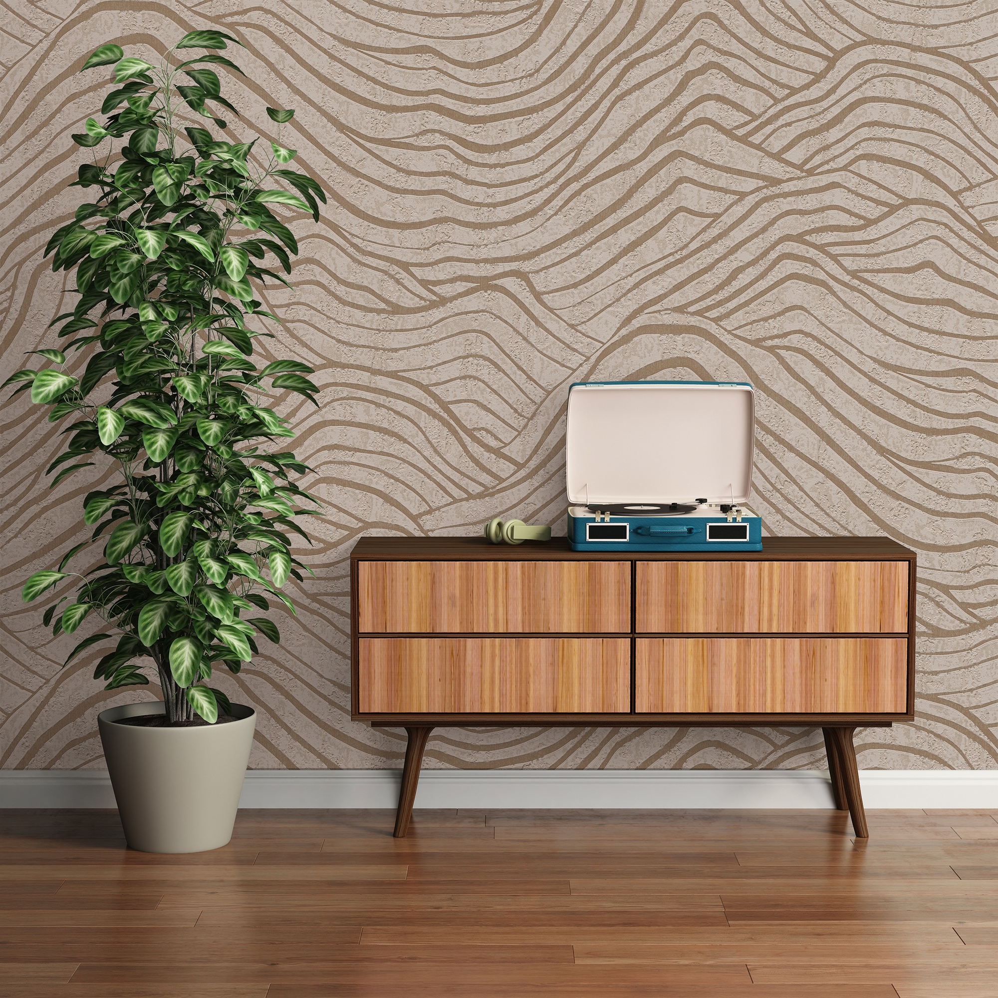 A.S. Création Vliestapete "Jade 2 3D-Tapete Mustertapete Metallic-Effekt 3D" leicht glänzend strukturiert Vliestapete Grafik für Schlafzimmer Küche Wohnzimmer 3D Design modern