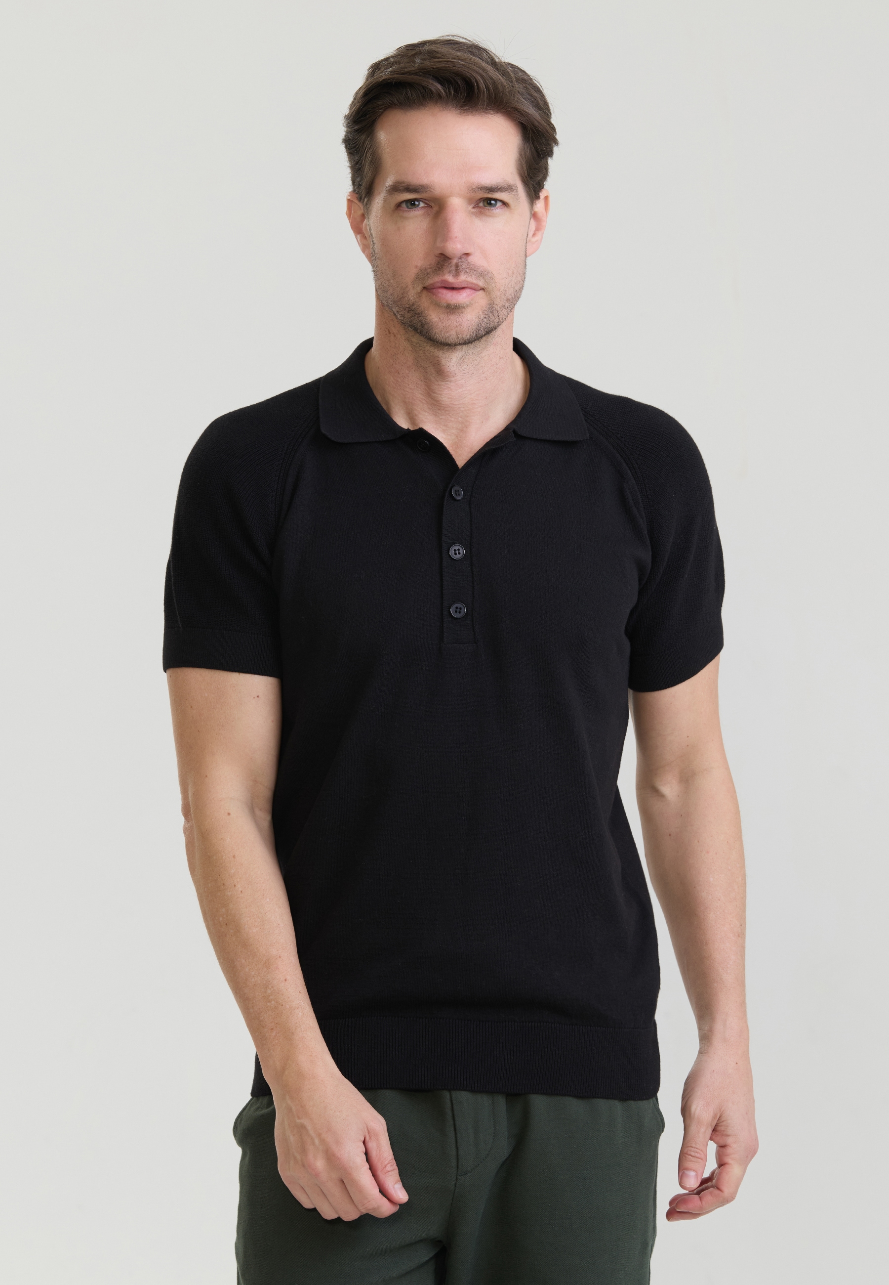 Felix Hardy Poloshirt »Strick-Polo Shirt Kurzarm«