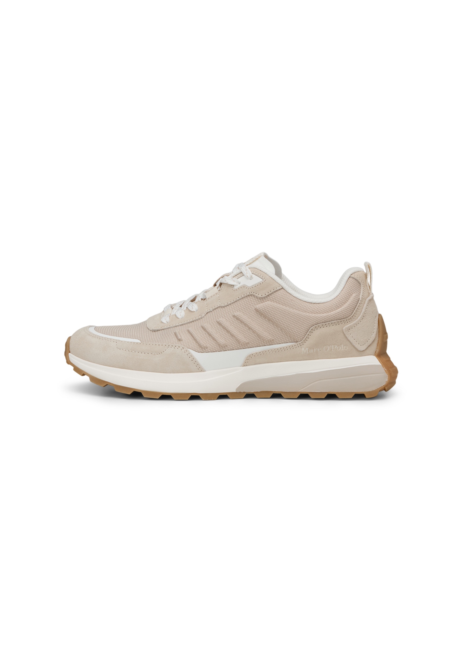 Marc O'Polo Sneaker »aus Rindleder und recyceltem Polyester«