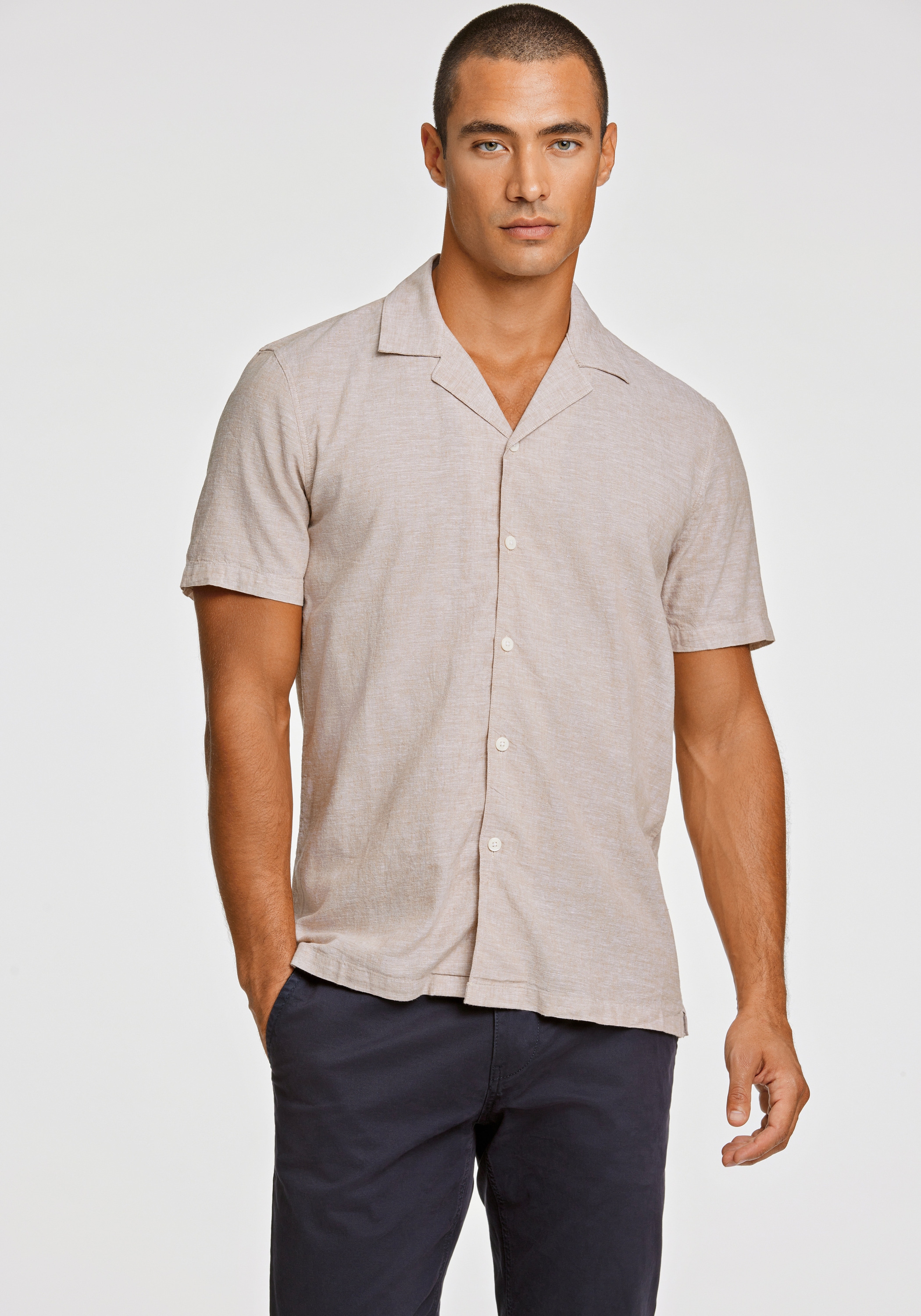 LINDBERGH Leinenhemd "Leinenhemd Relaxed Fit" günstig online kaufen