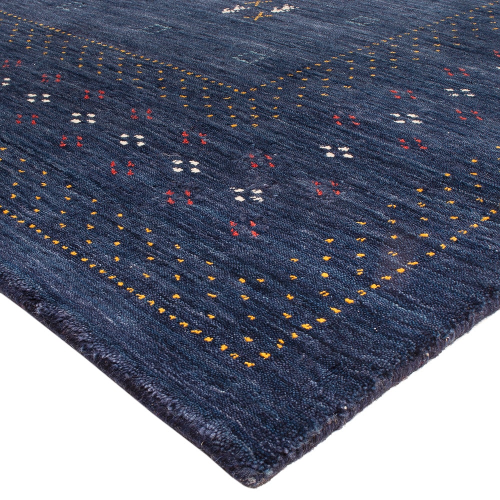 morgenland Wollteppich »LuxeWeave - Gabbeh Teppich - Loribaft Softy«, rechteckig, 1,2 mm Höhe, Sehr weicher Flor