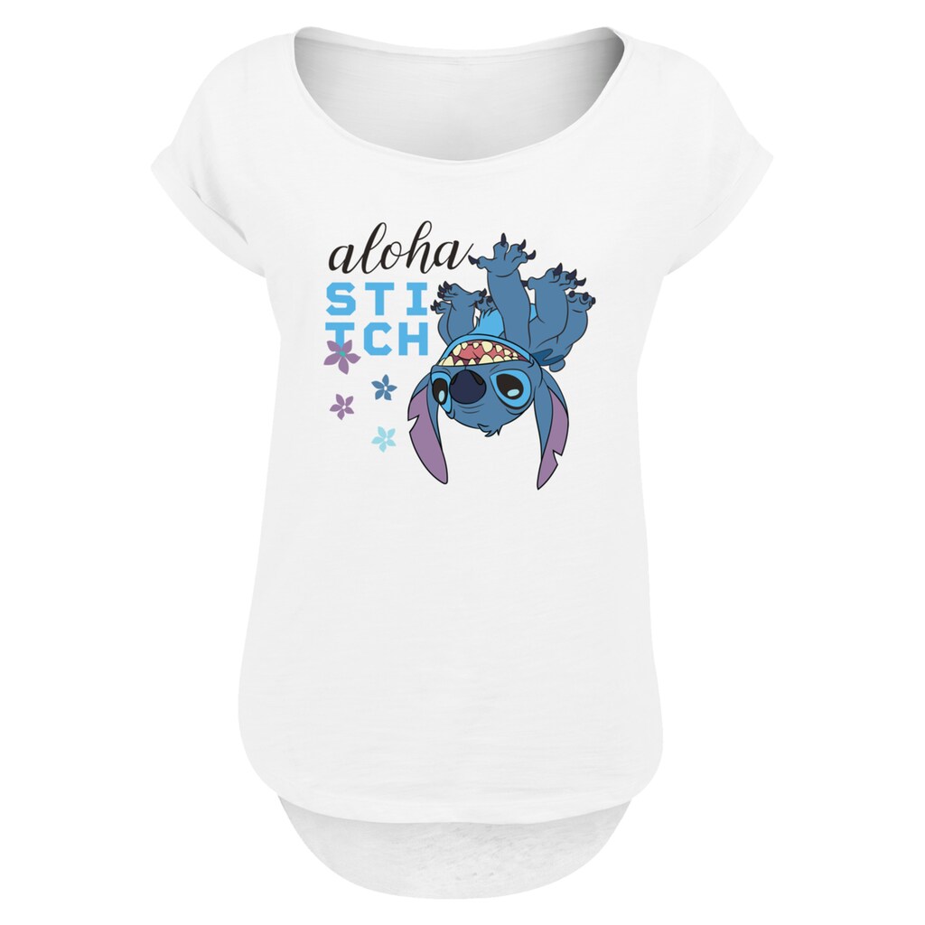 F4NT4STIC T-Shirt »Disney Lilo & Stitch On The Head«