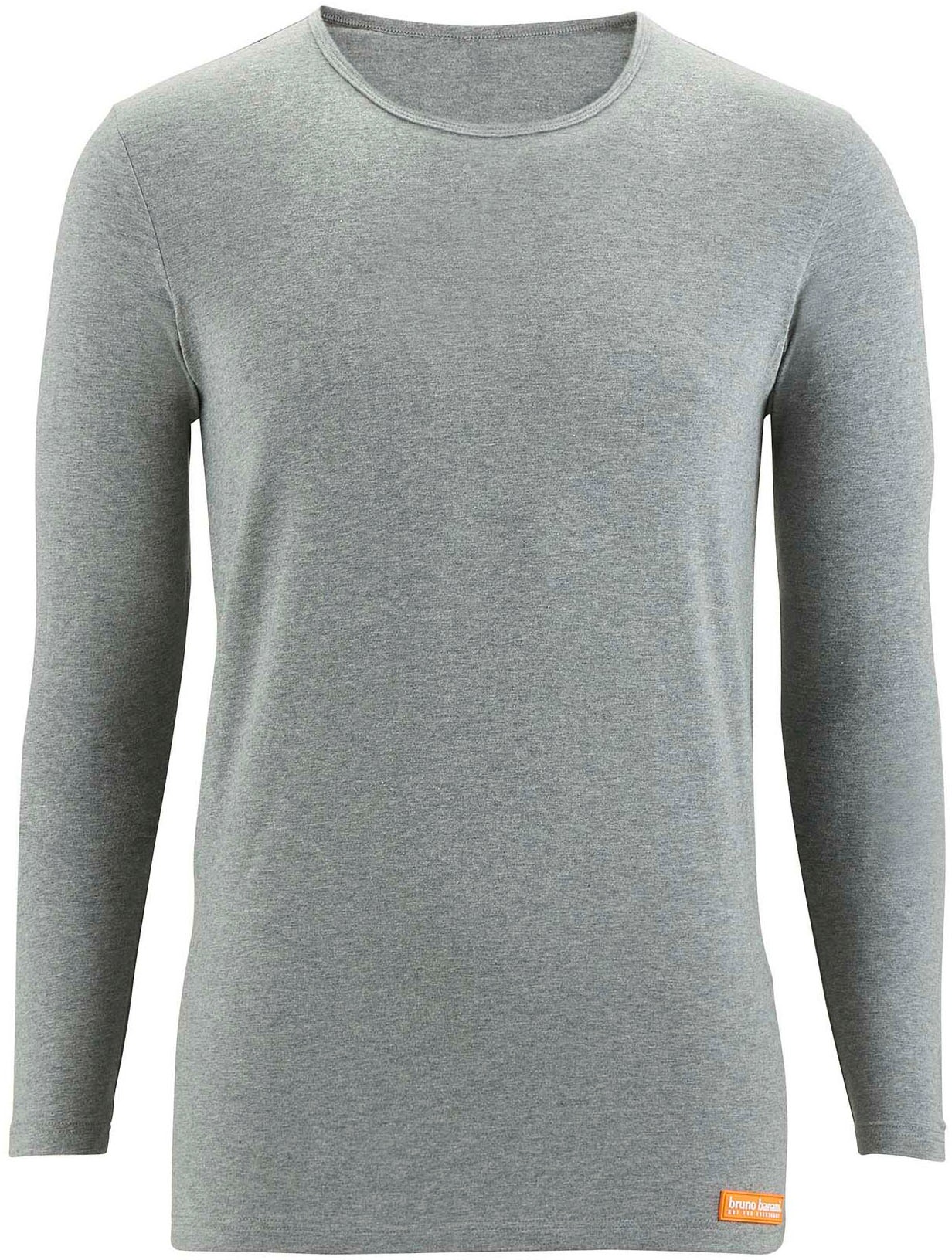 Bruno Banani Unterhemd »Warm Up«, (Packung), mit kontrastfarbenen Markenlabel