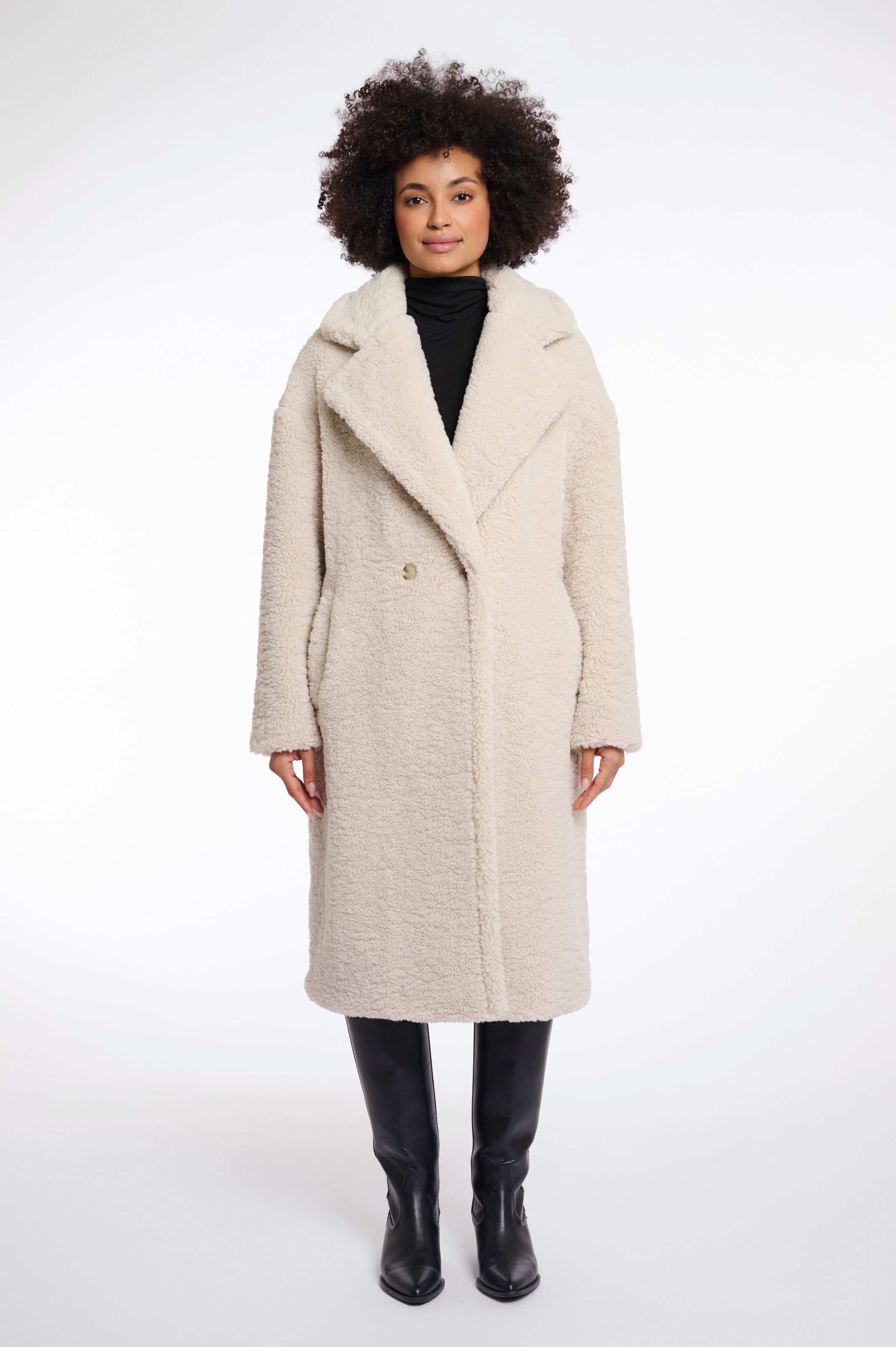 Rino & Pelle Wintermantel, im flauschigen Design