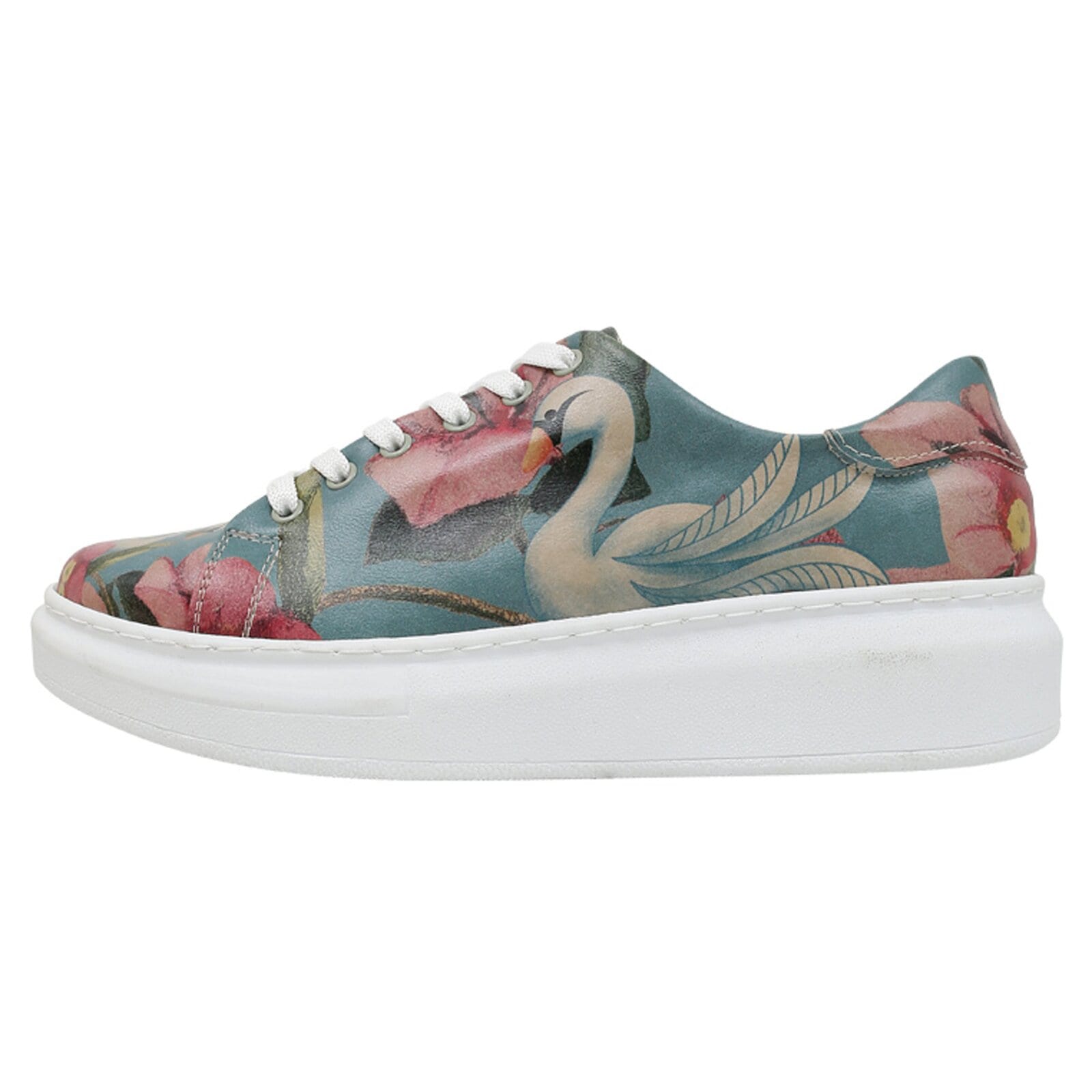 DOGO "Myra Low-Top Sneaker Smell The Flowers Damen Sneaker, Myra" Handgefertigt
