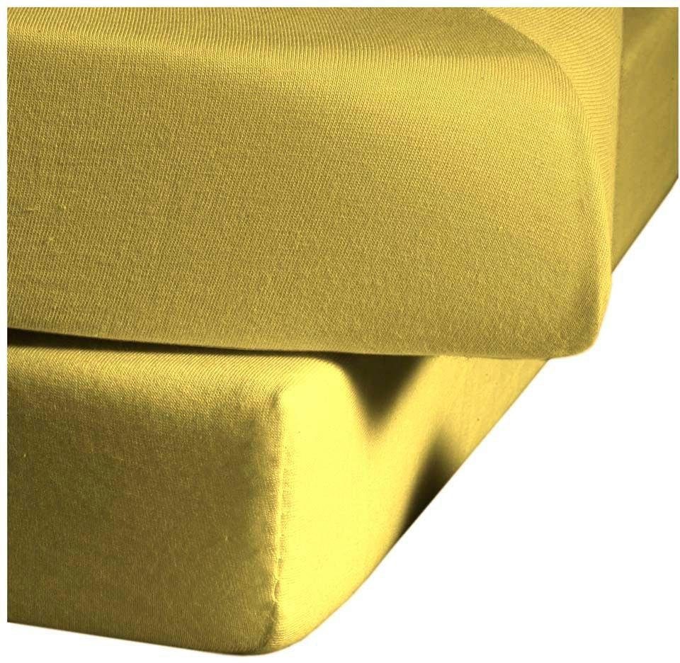 fleuresse Spannbettlaken "Jenny C aus feinfädigem Mako-Jersey" für Matratze günstig online kaufen