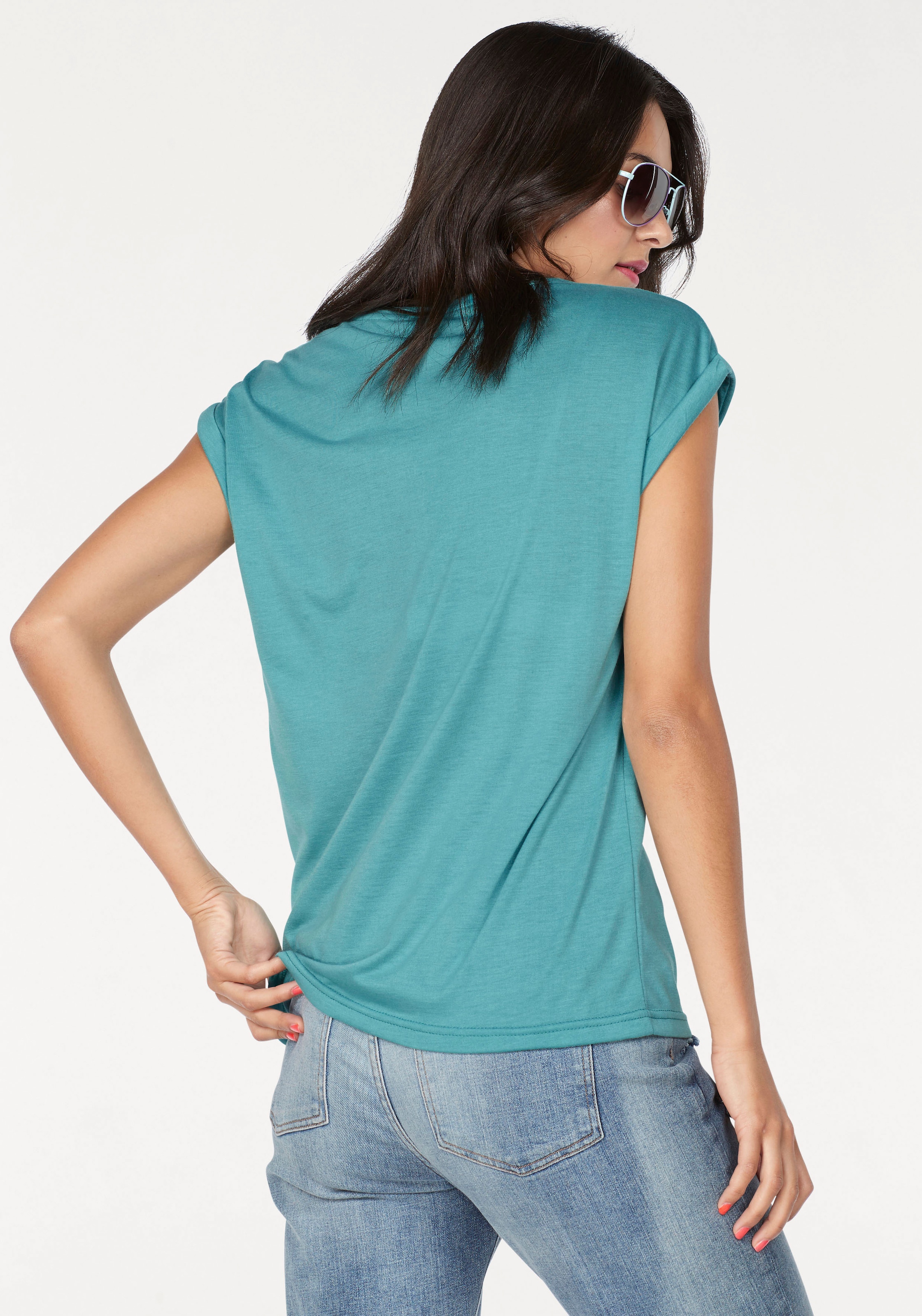 T-Shirt, | (Packung, BAUR Ocean in 2er-Pack), Viskose-Qualität kaufen online Sportswear