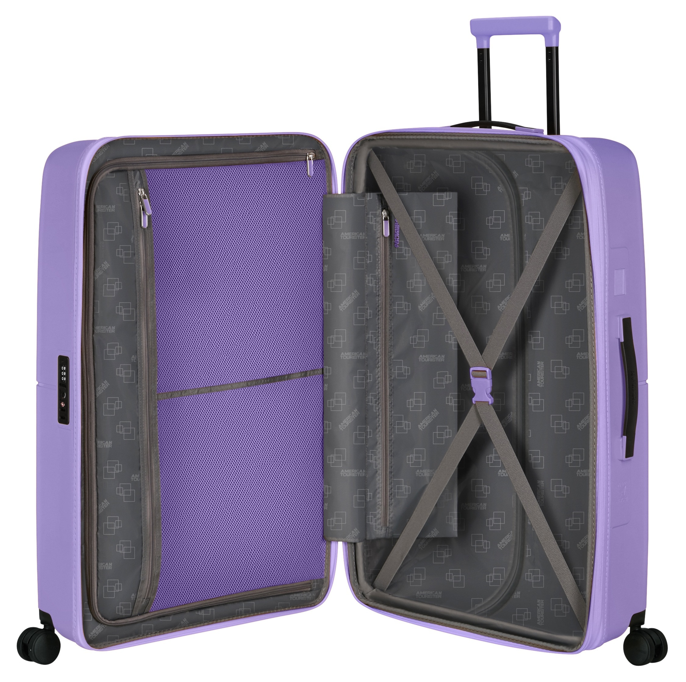 American Tourister® Hartschalen-Trolley »DASHPOP 77«, 4 Rollen, Koffer groß Reisekoffer TSA-Zahlenschloss Aufgabegepäck