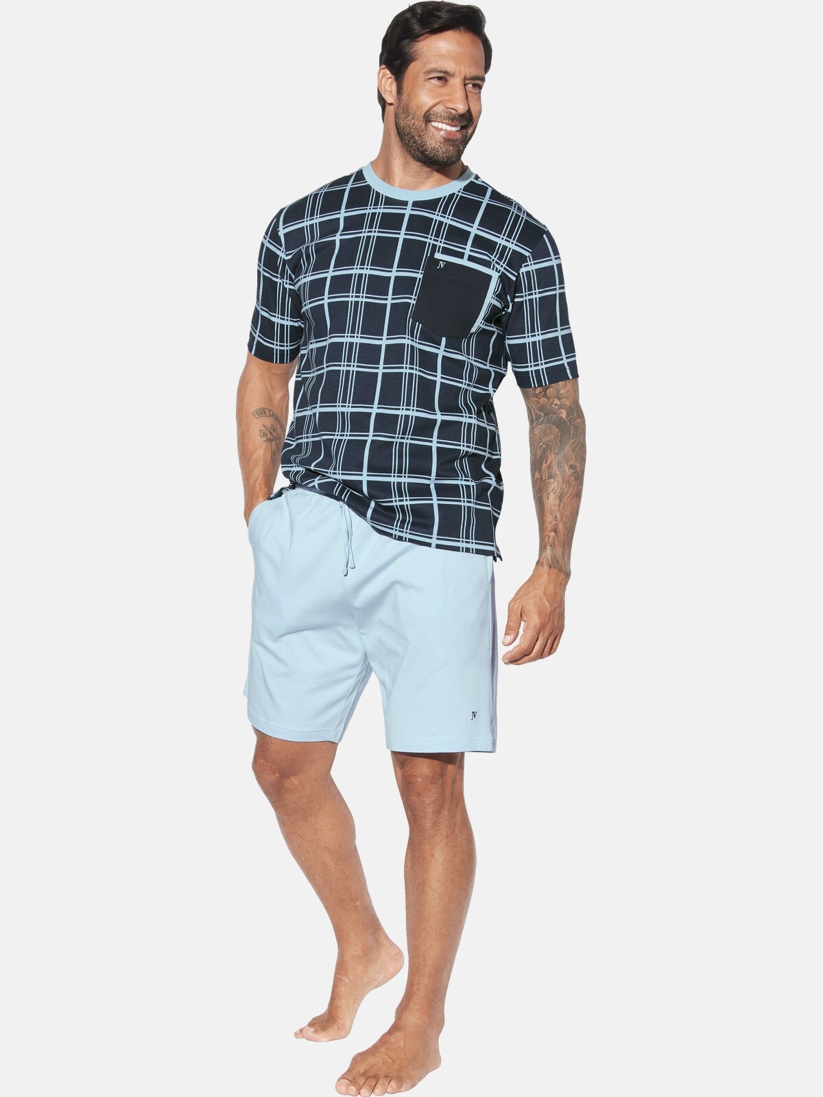 Jan Vanderstorm Shorty "Kurzer Schlafanzug VIDDAL" günstig online kaufen