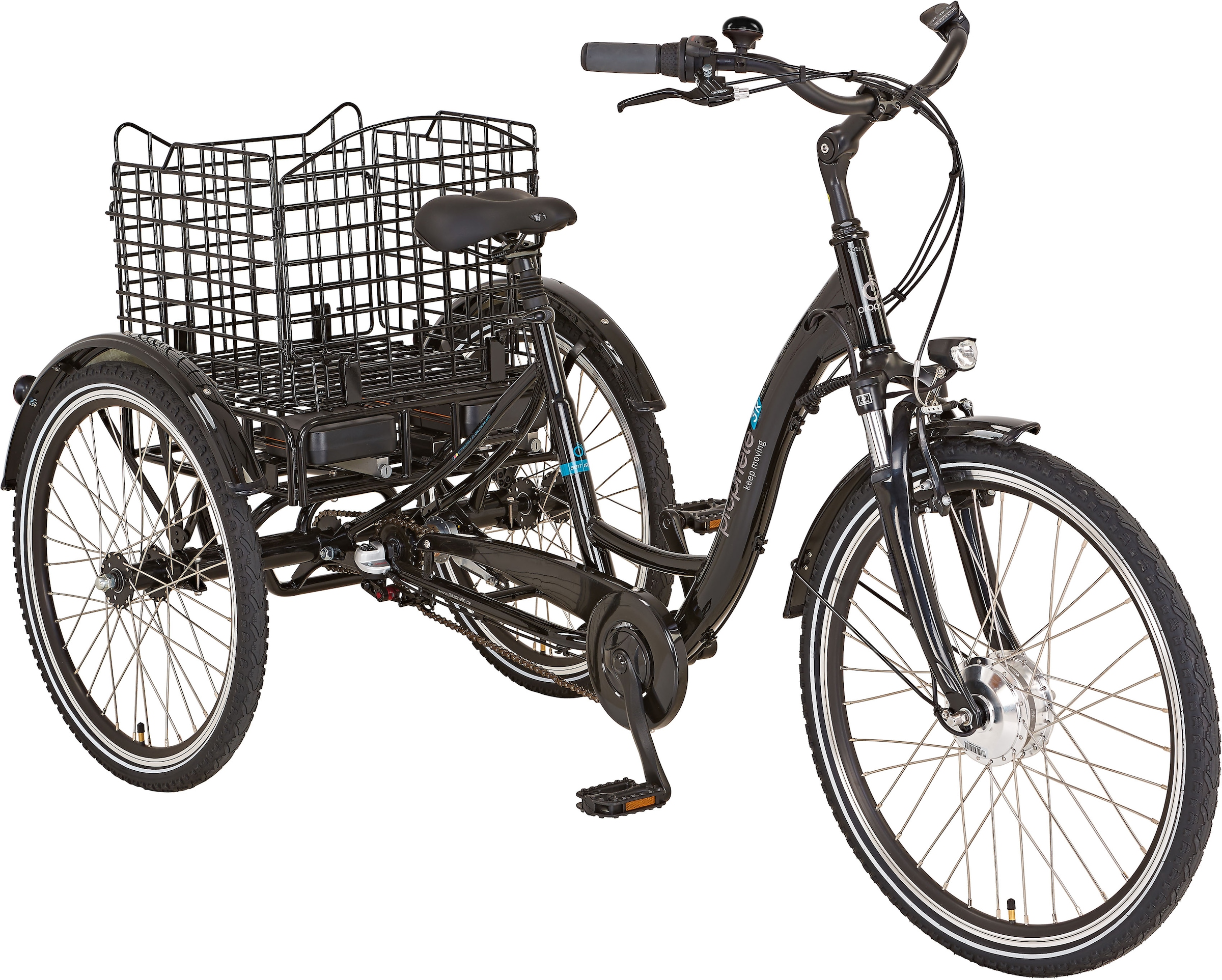 Prophete E-Bike »CARGO BAUR W 3R Gang, | Nexus, Shimano, 20.ESL.10«, Frontmotor 3 250