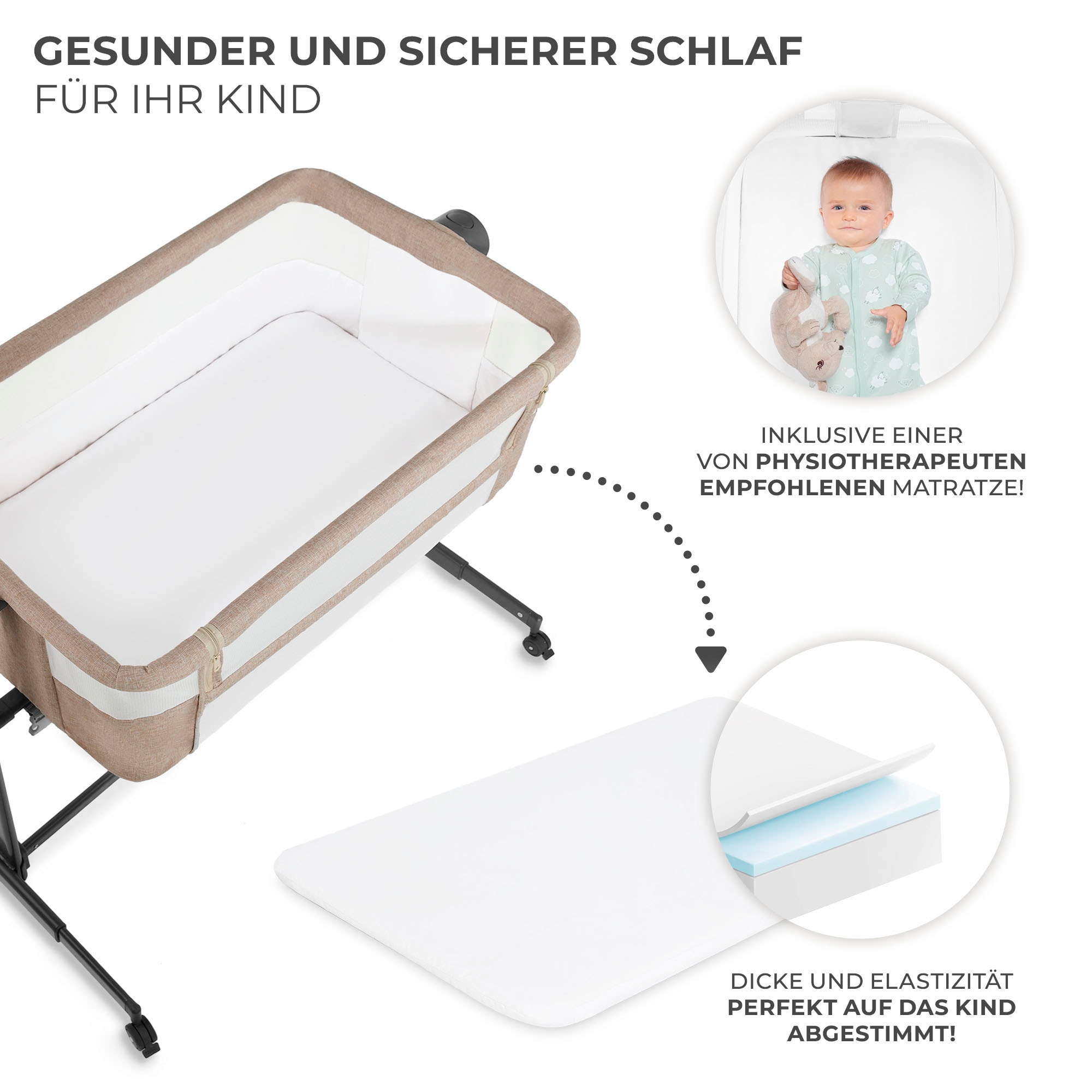 Kinderkraft Beistellbett »Neste Up 2«