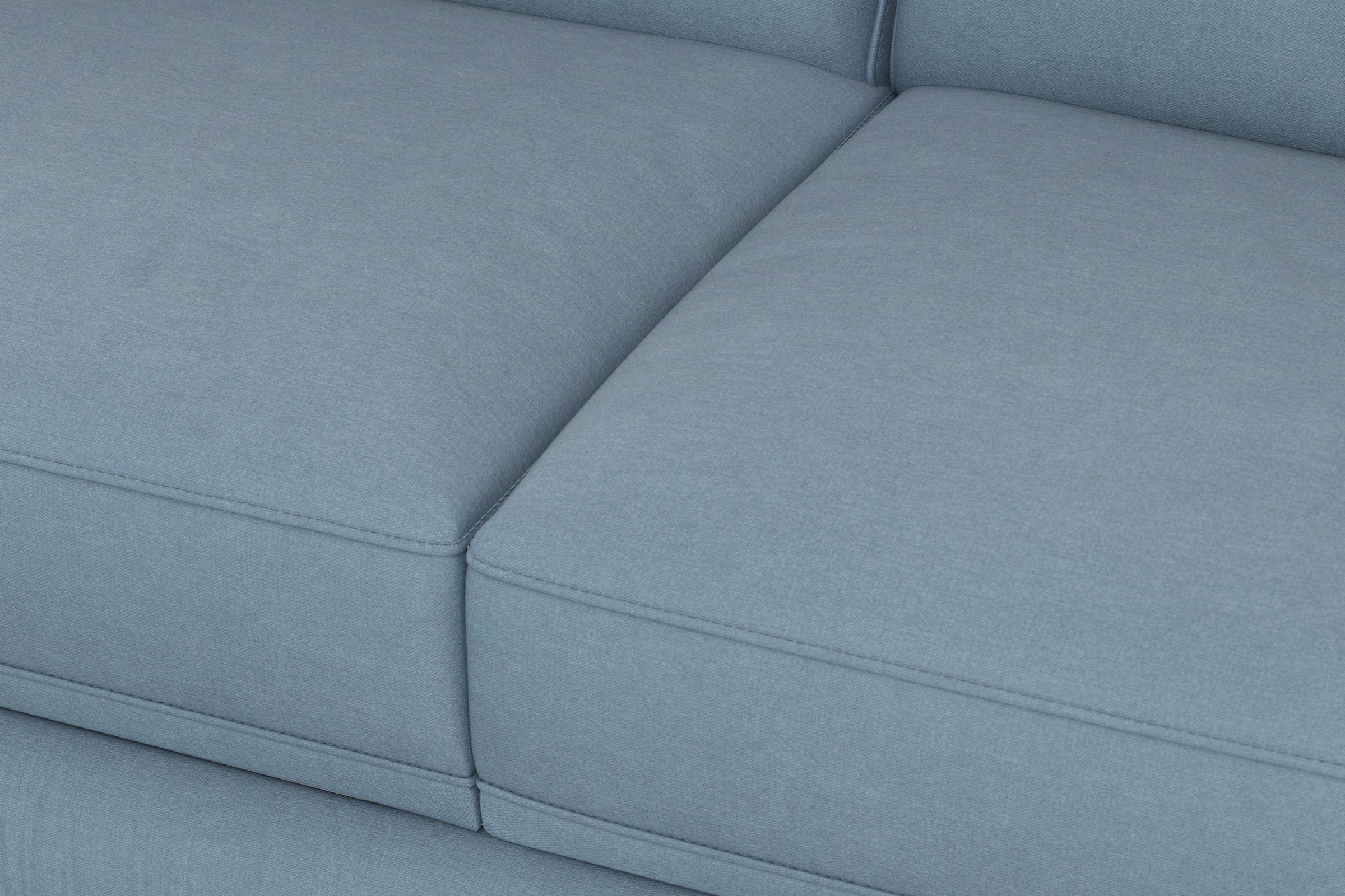 sit&more Ecksofa »Dundee L-Form«, mit Federkern und Edelstahlfüßen, wahlweise mit Kopfteilverstellung