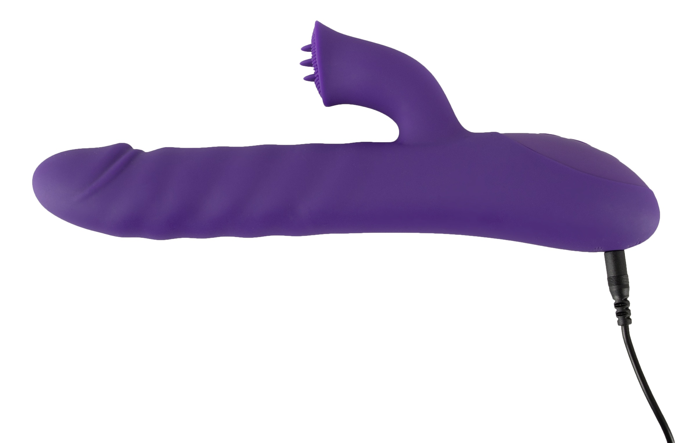 Sweet Smile Vibrator »Stoßvibrator mit Klitorisreizer Thrusting & Rotating Pearl Vibrator«