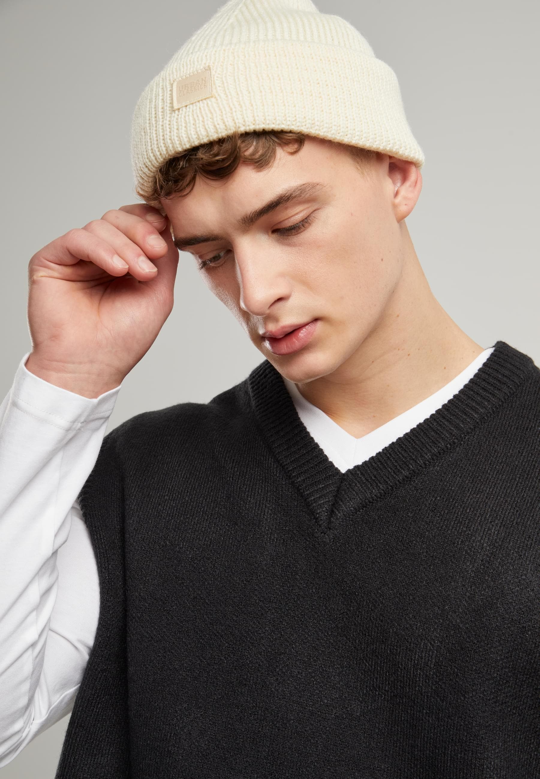 URBAN CLASSICS Steppweste »Urban Classics Knitted Vest«, (1 tlg.)