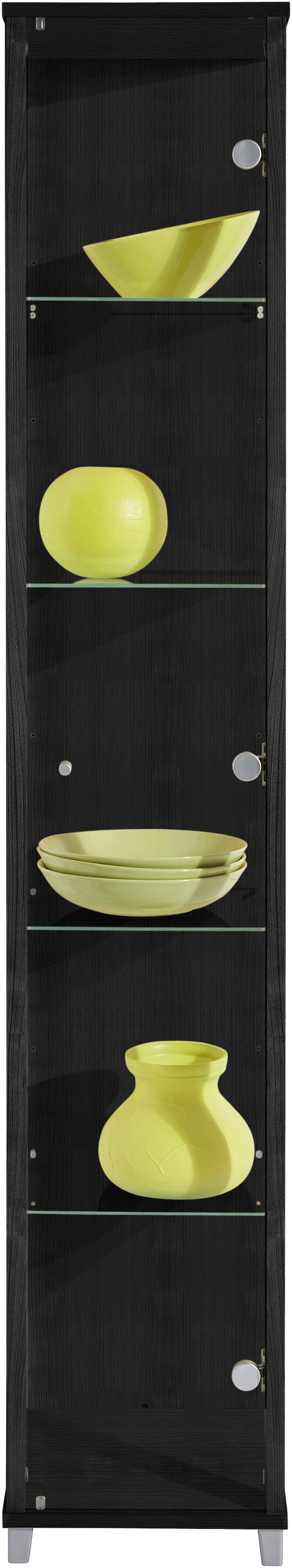 fif möbel Vitrine »OPTIMA Höhe ca. 172 cm«, Standvitrine/Glasvitrine 1x Glastür,perfekt für Sammler,Sammlervitrine
