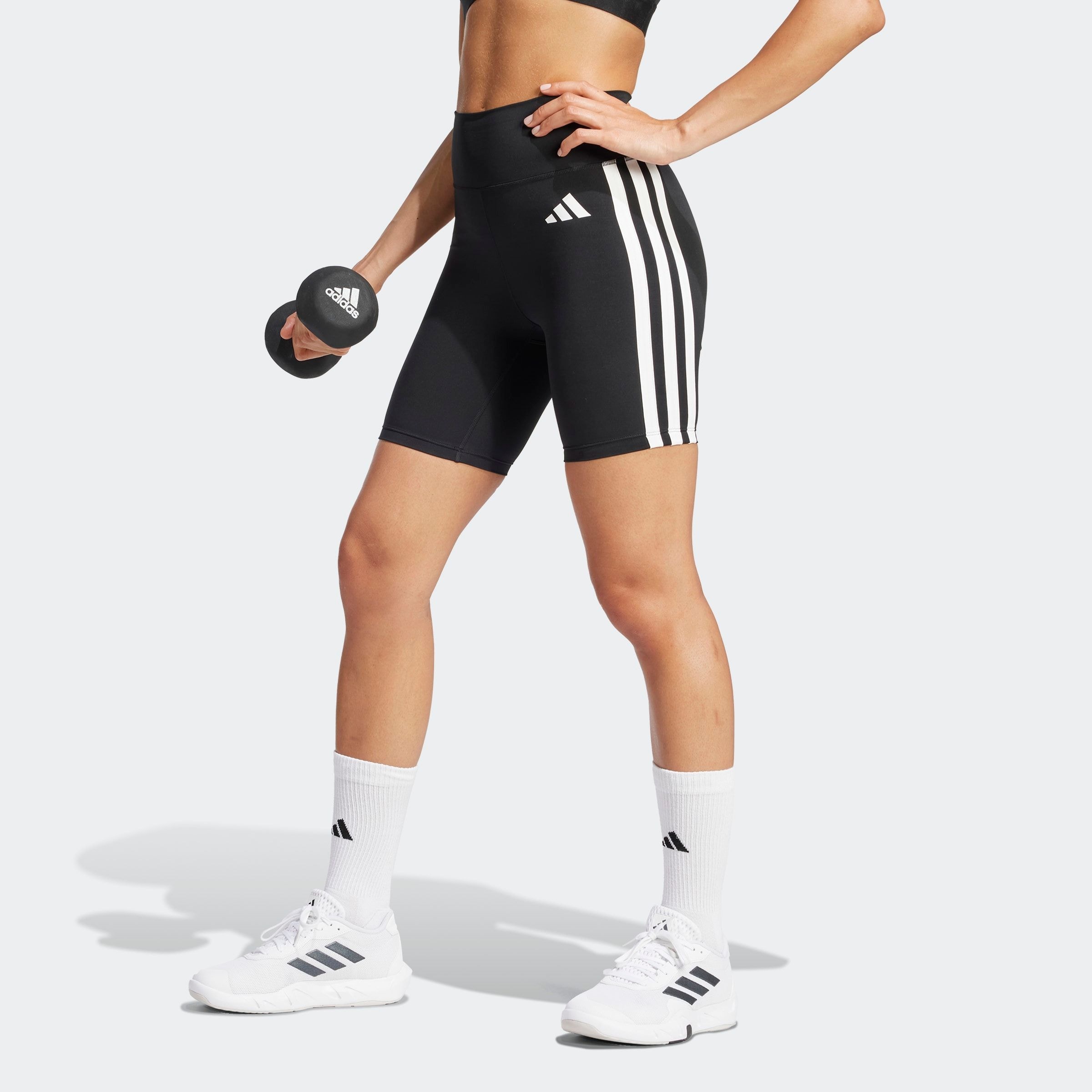 adidas Performance Shorts "OPTIME ESSENTIALS 3-STREIFEN KURZE LEGGINGS" günstig online kaufen