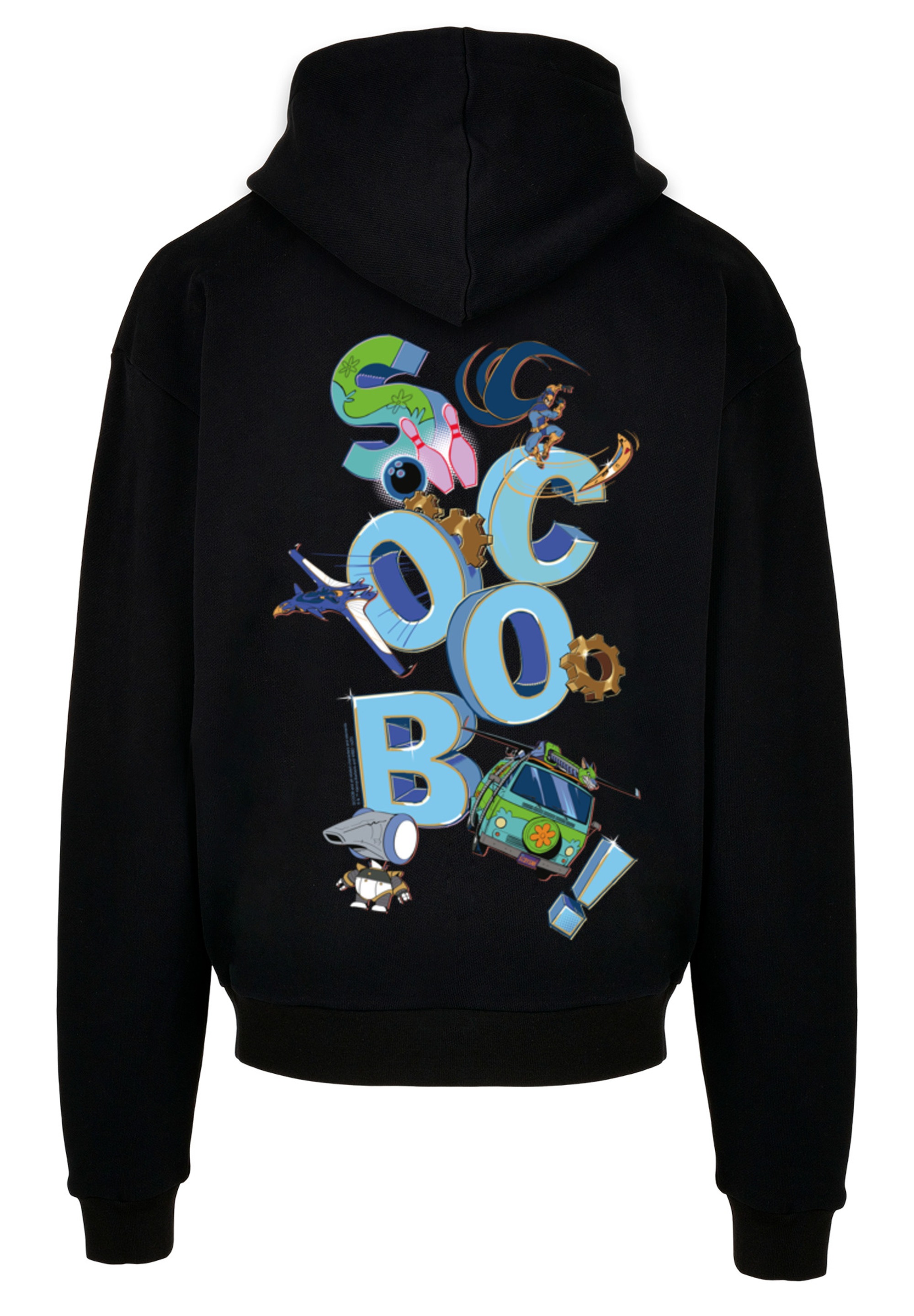 F4NT4STIC Kapuzenpullover »Scooby Doo Letters Jumble« Print