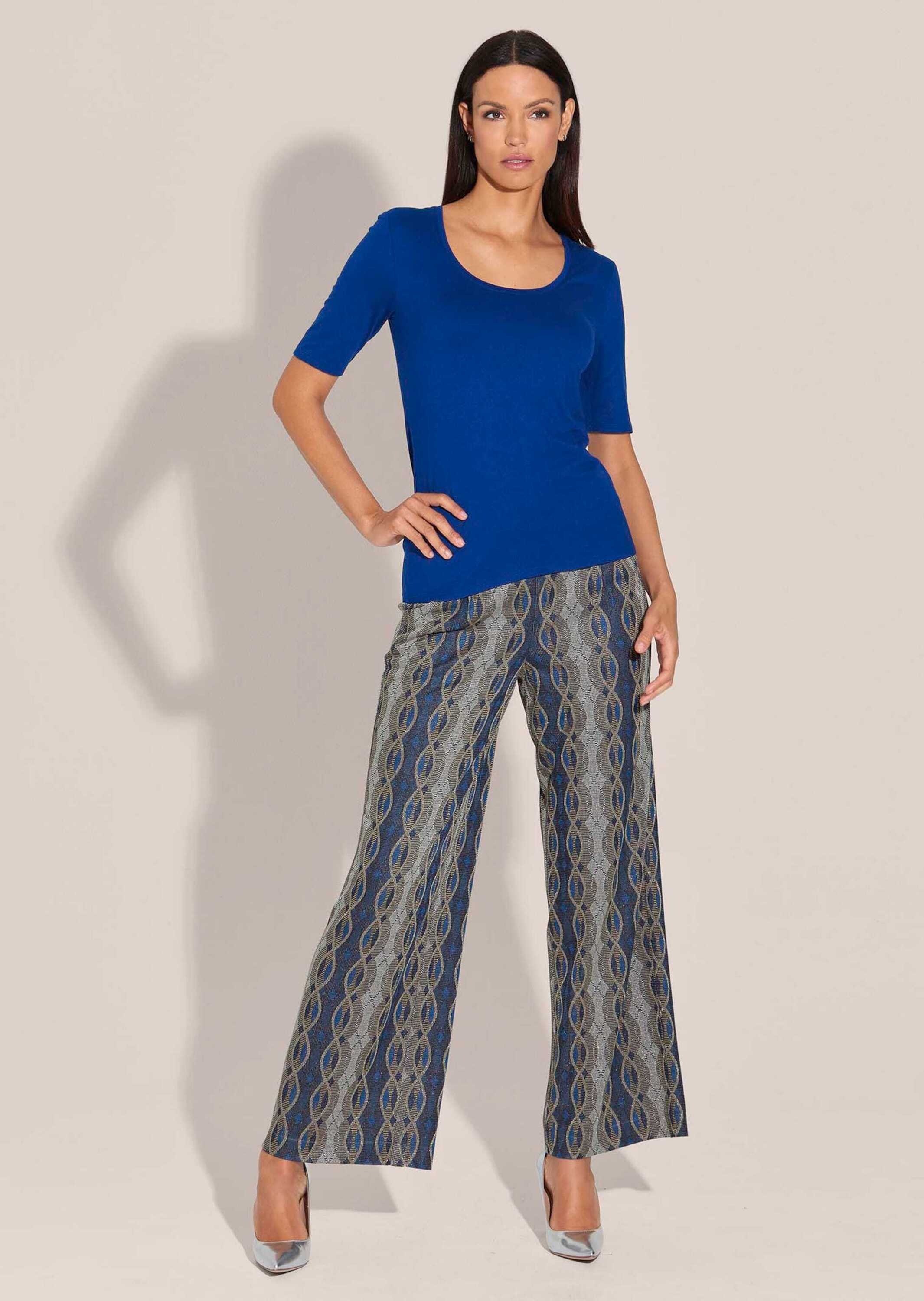 Thumbnail - MADELEINE Kurzarmshirt "Shirt Sommerliches Basicshirt mit Rundhalsausschnitt"