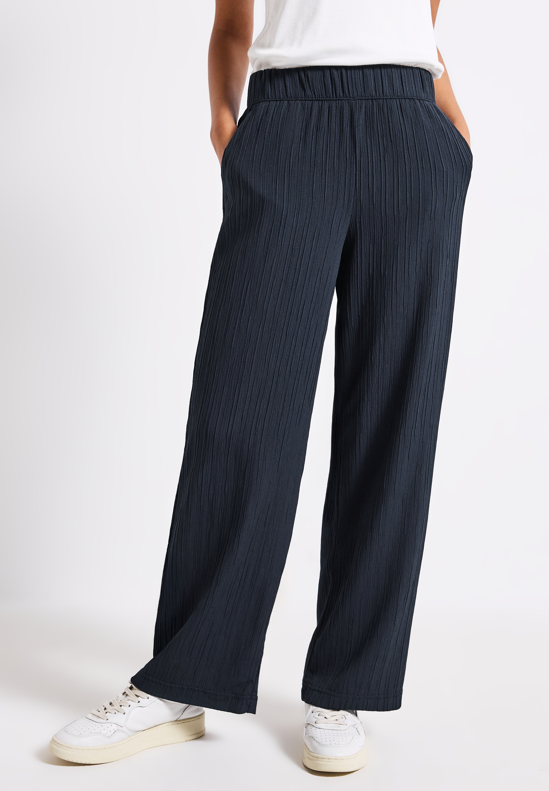 STREET ONE Stoffhose, High Waist günstig online kaufen