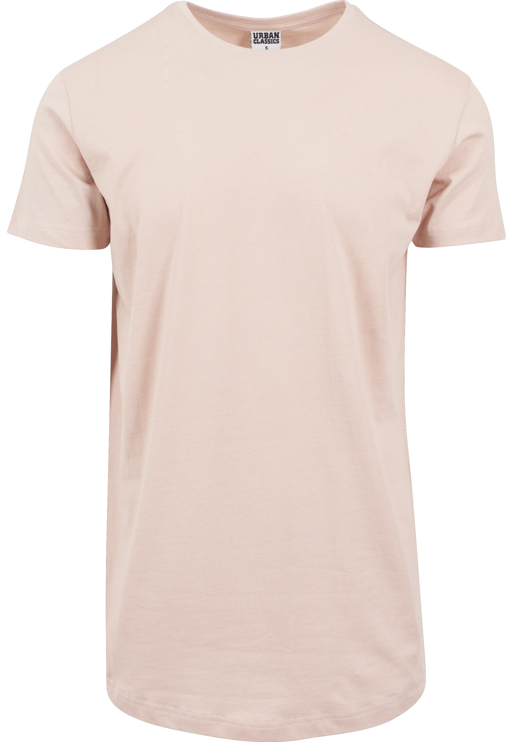 URBAN CLASSICS Kurzarmshirt "Urban Classics Herren Shaped Long Tee" 1 Stk.