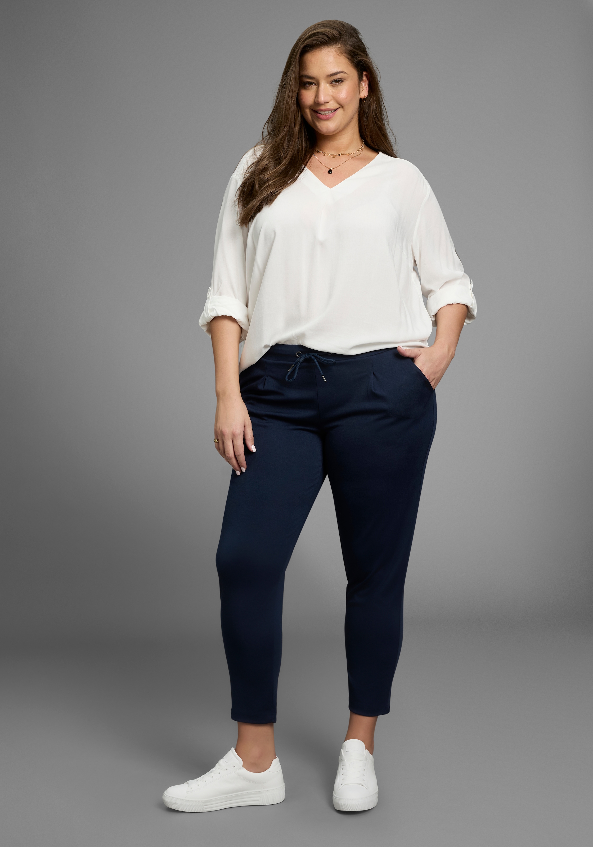 Laura Scott CURVE Jogger Pants, im sportiven Look - GROSSE GRÖSSE