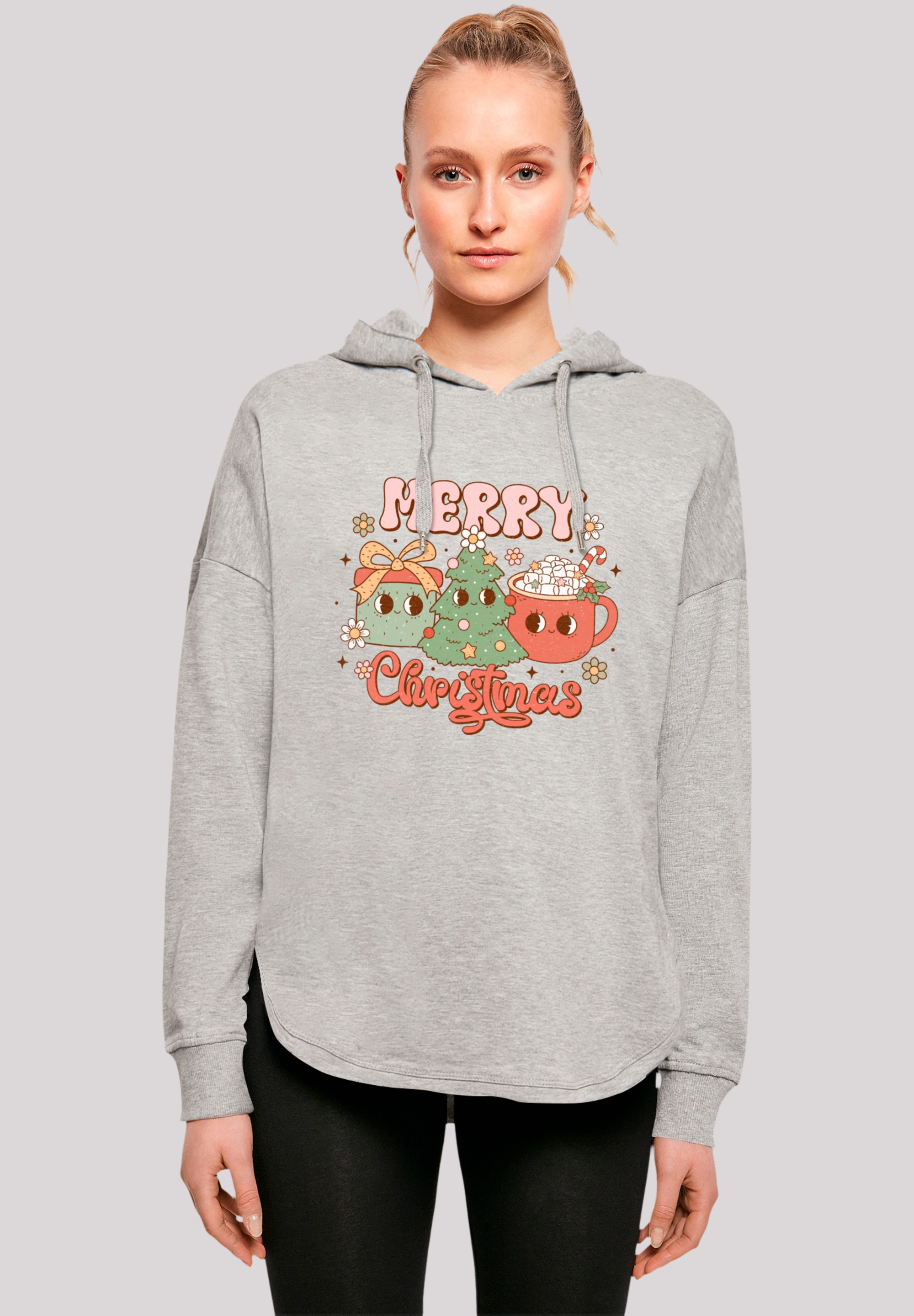 F4NT4STIC Megztinis su gobtuvu »Merry Weihnachte...