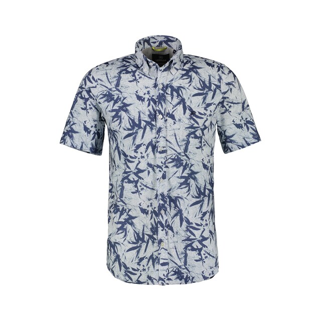 LERROS Kurzarmhemd »LERROS Kurzarmhemd mit floralem AOP« ▷ kaufen | BAUR