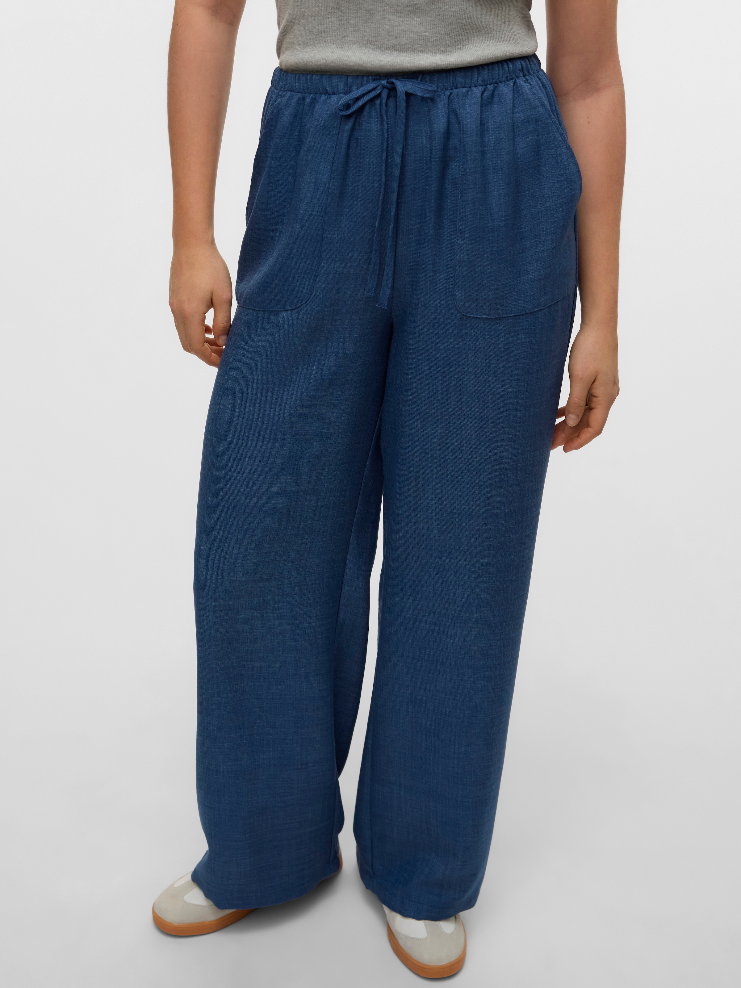 Vero Moda Schlupfhose "VMMELANEY HW LOOSE PANT WVN GA NOOS", Sommerhose günstig online kaufen