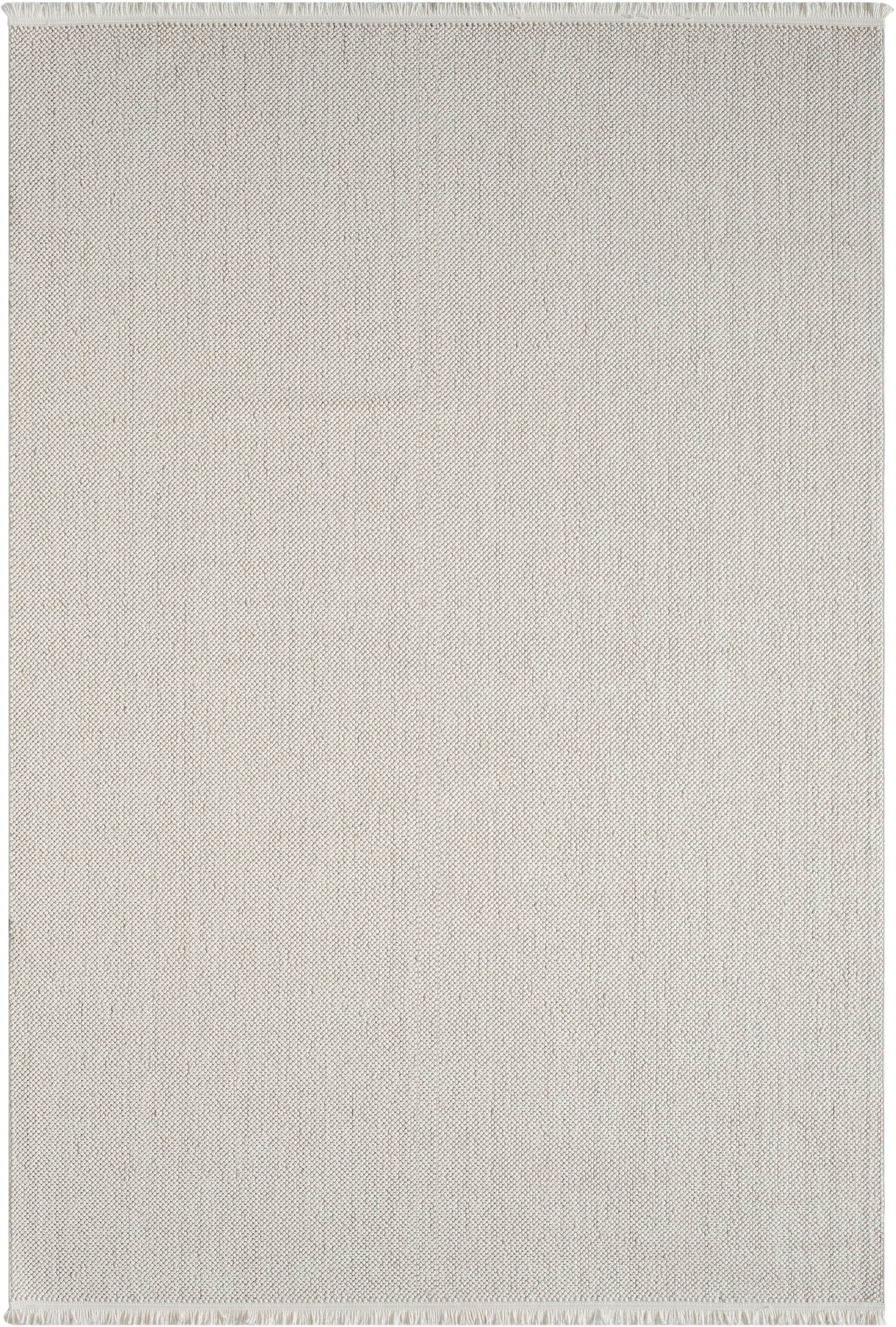 Myflair Möbel & Accessoires Teppich »Ava«, rechteckig, 7 mm Höhe, Uni Farben, meliert, Sisal-Optik, auch in rund erhältlich, mit Fransen
