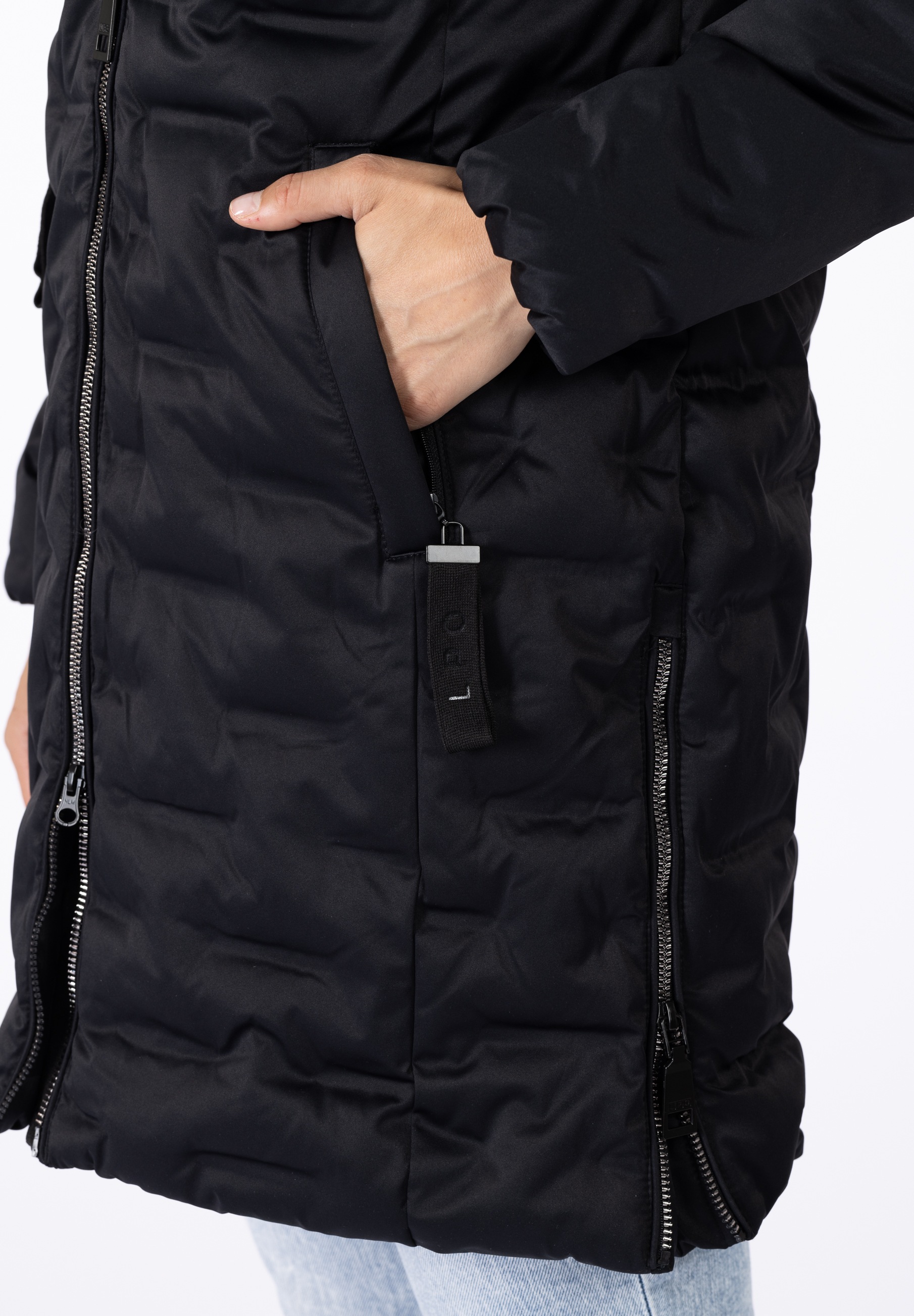 LPO Steppjacke »MARA II LONG«, auch in Großen Größen erhältlich