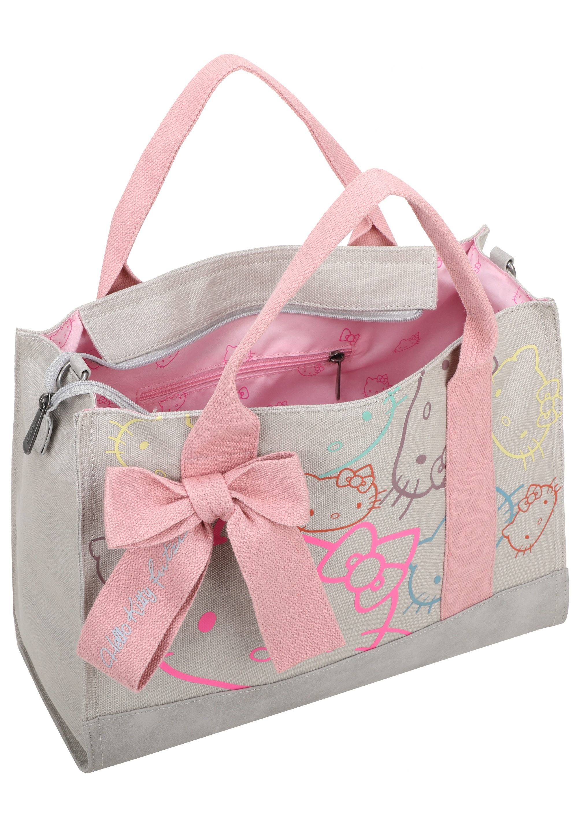 Fritzi aus Preußen Henkeltasche »Tote Bag Canvas Limited Outline«, mit Hello Kitty-Print