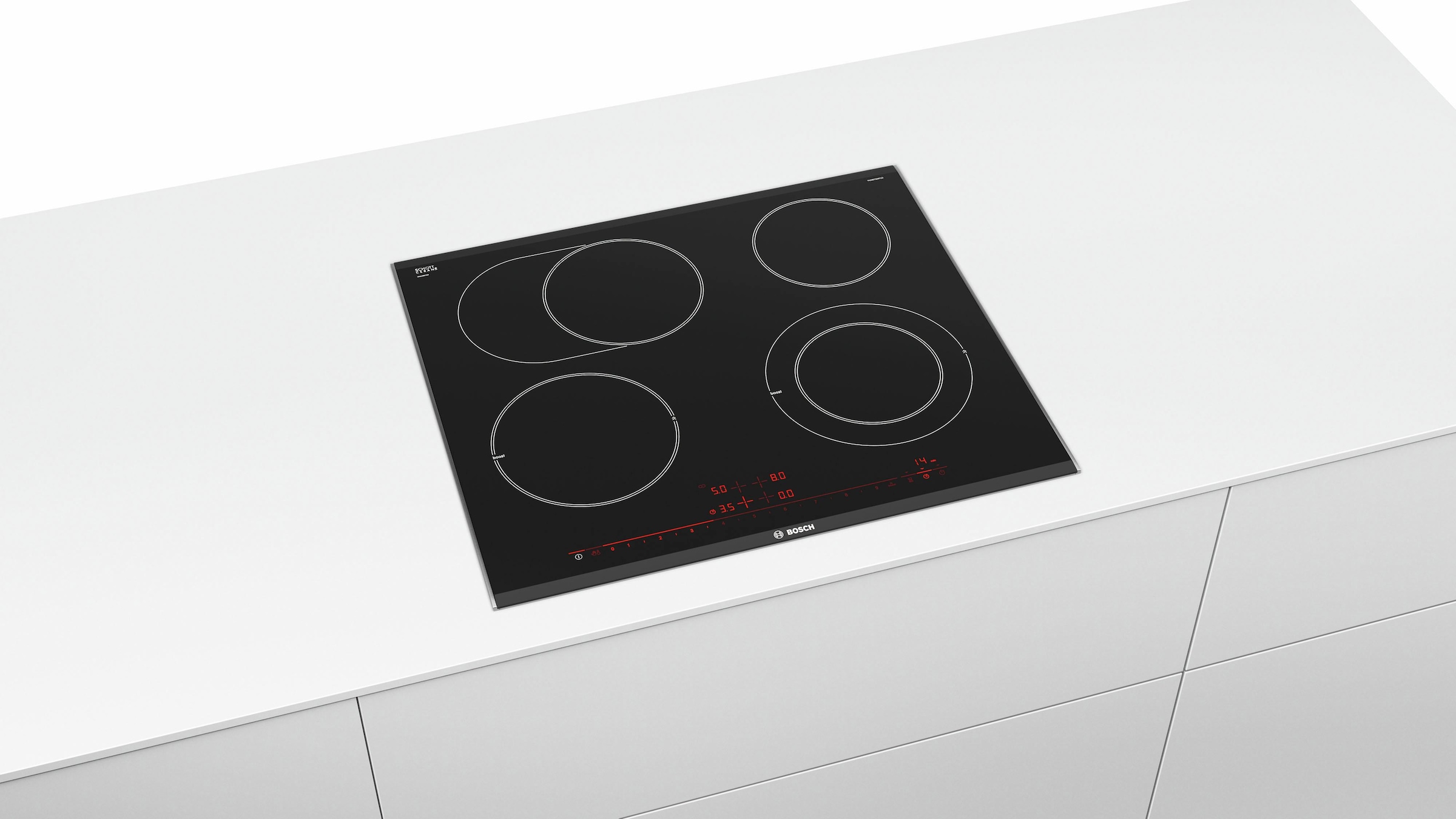 BOSCH Elektro-Kochfeld von SCHOTT CERAN® »PKN675DP1D«, mit Powerboost-Funktion