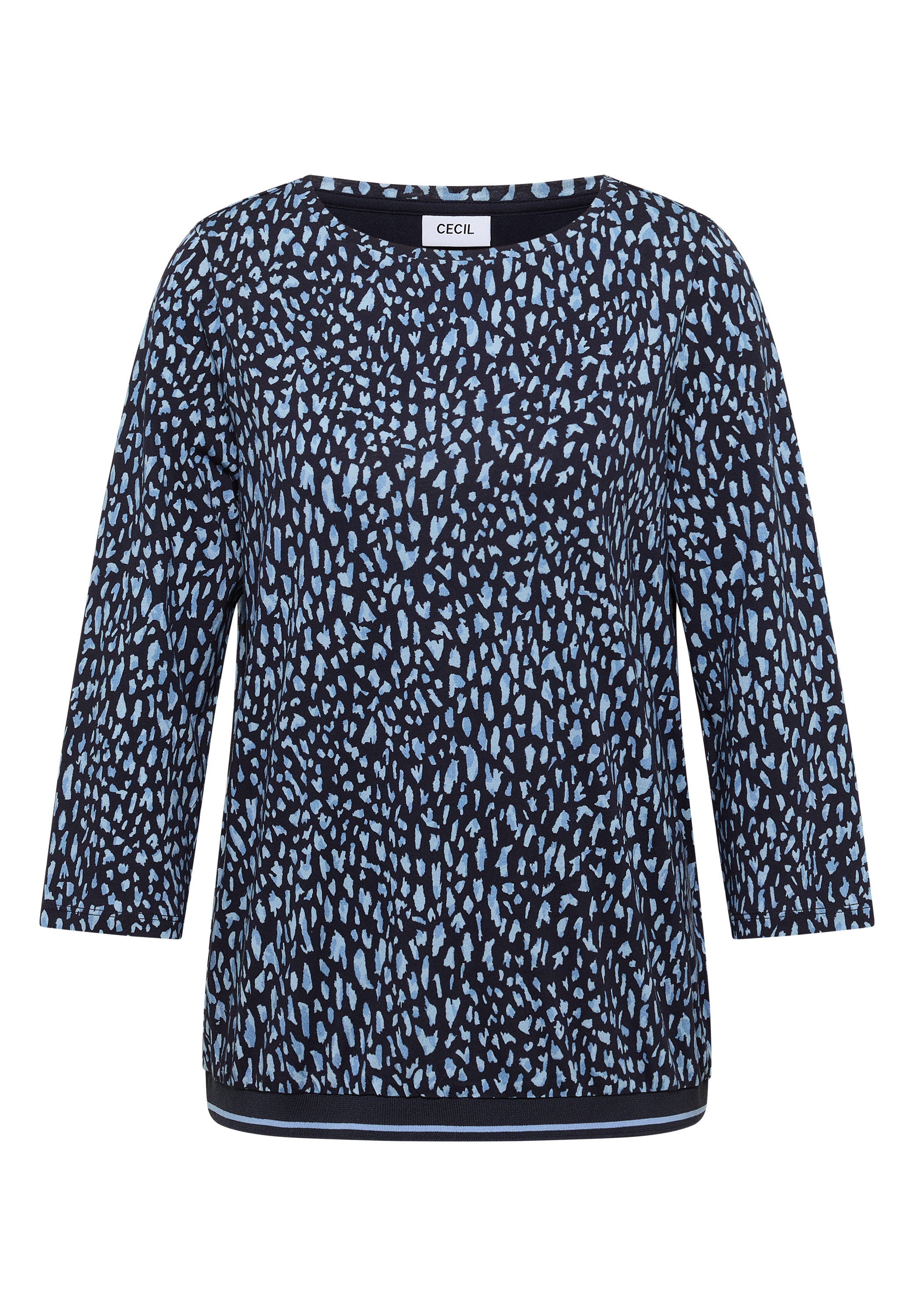 Cecil Langarmshirt, aus Baumwolle mit Stretchante
