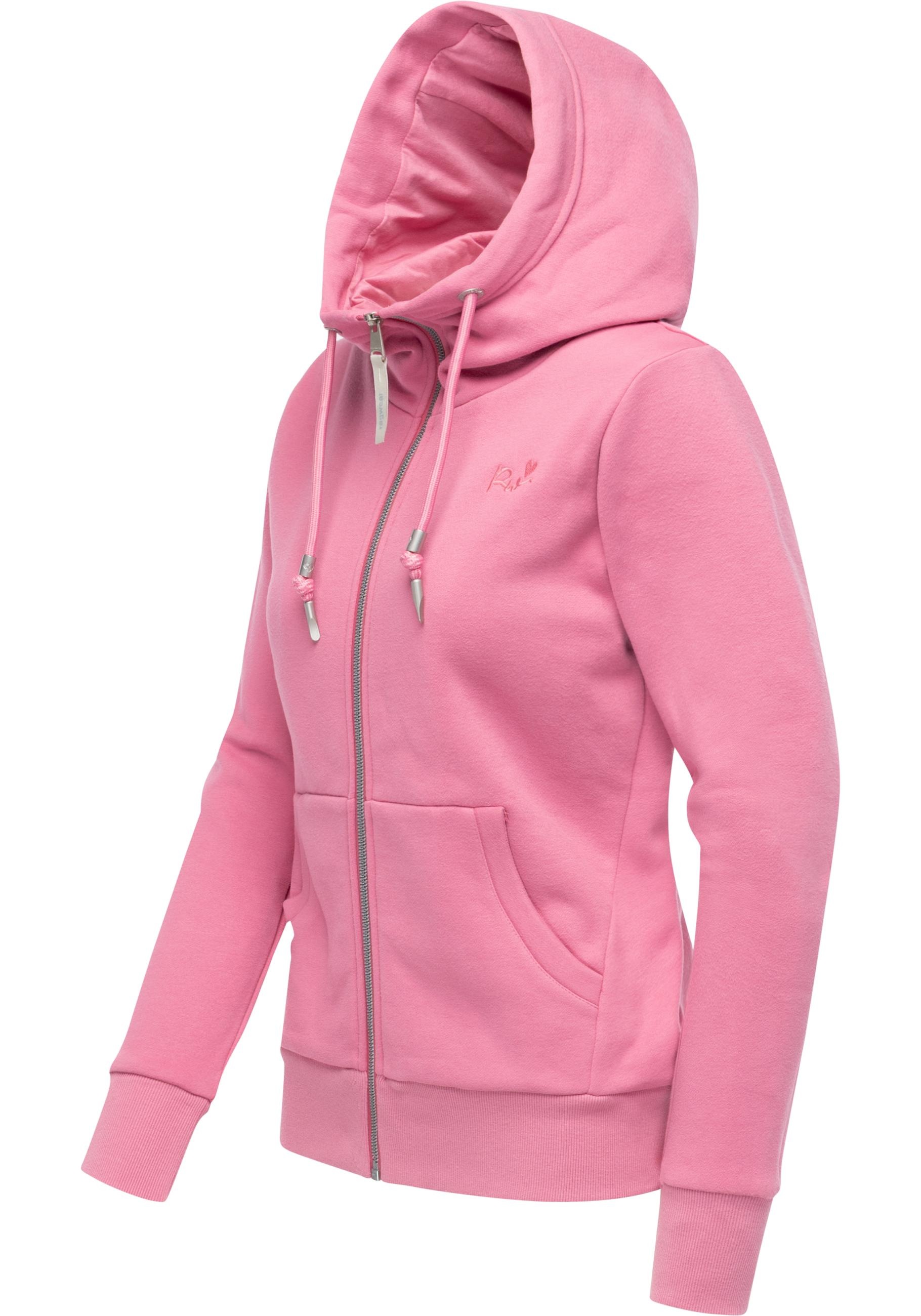 Ragwear Kapuzensweatjacke »Neskia Zip«, Weiche Sweatjacke mit Kapuze