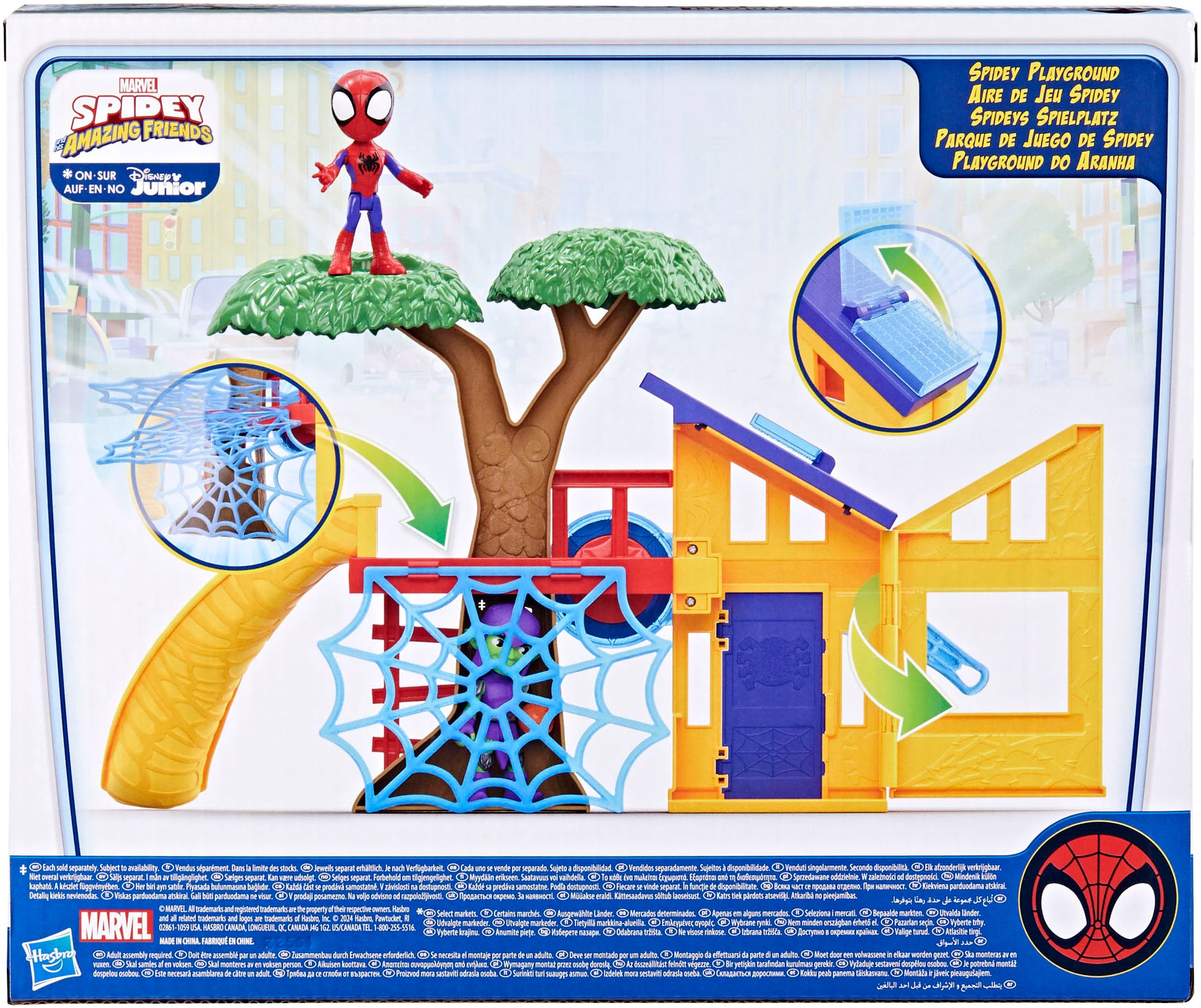 Hasbro Spielwelt »Marvel Spidey und seine Super-Freunde, Spideys Spielplatz«