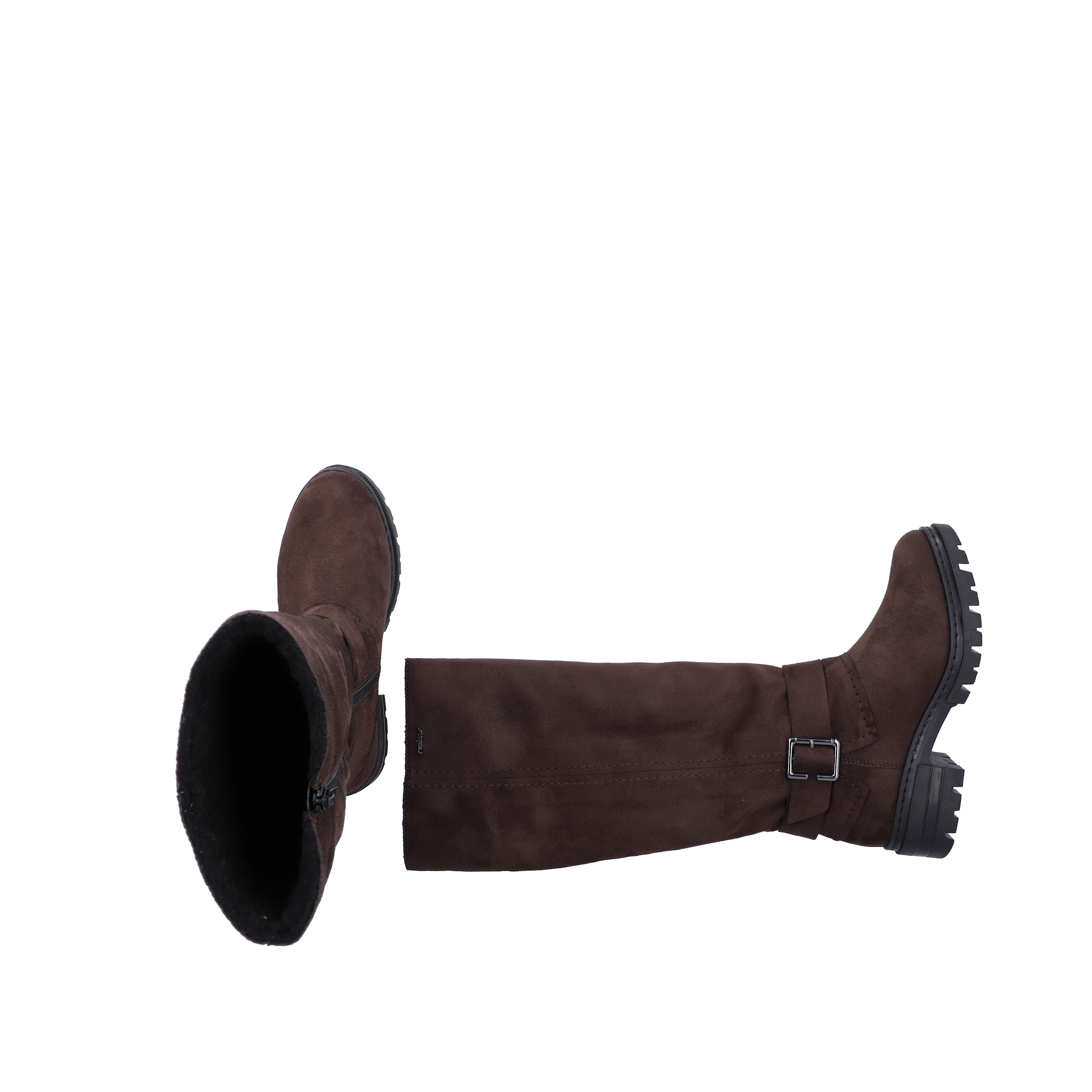 Rieker Winterstiefel  Langschaftstiefel, Blockabsatz, mit Innenreißverschluss